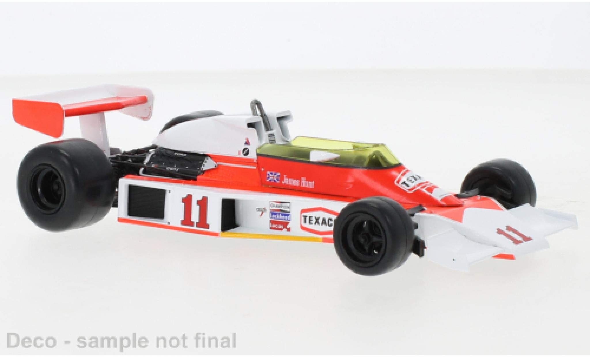 McLaren M23 1/24 IXO -Ford No.11 Formel 1 GP Canada 1976 diecast model cars