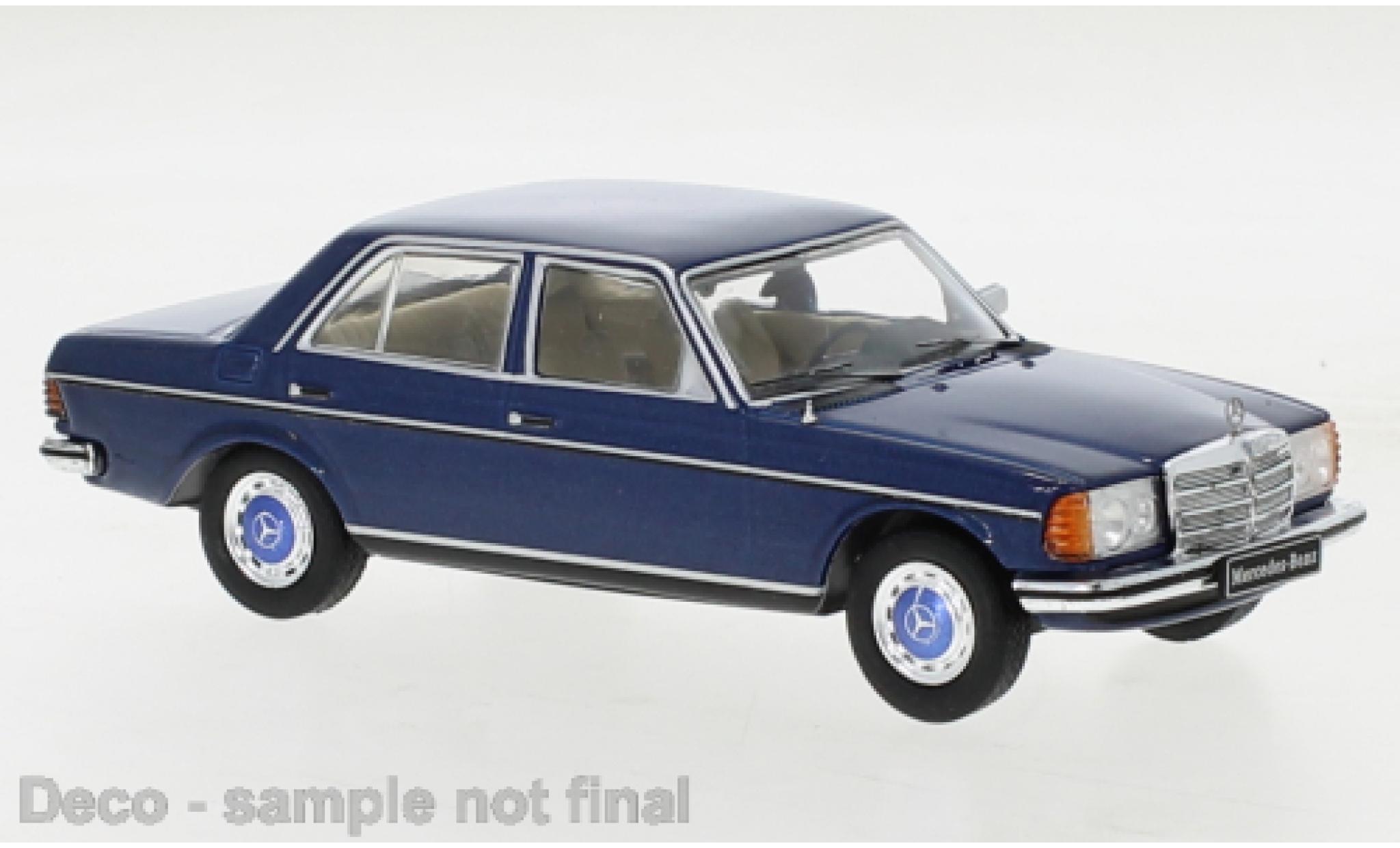 Mercedes 240 1/43 IXO D (W123) metallise blue 1976 diecast model cars
