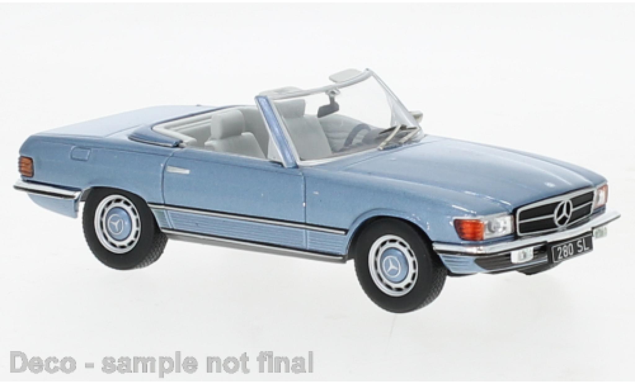 Mercedes 280 1/43 IXO SL (R107) metallise blue 1979 diecast model cars