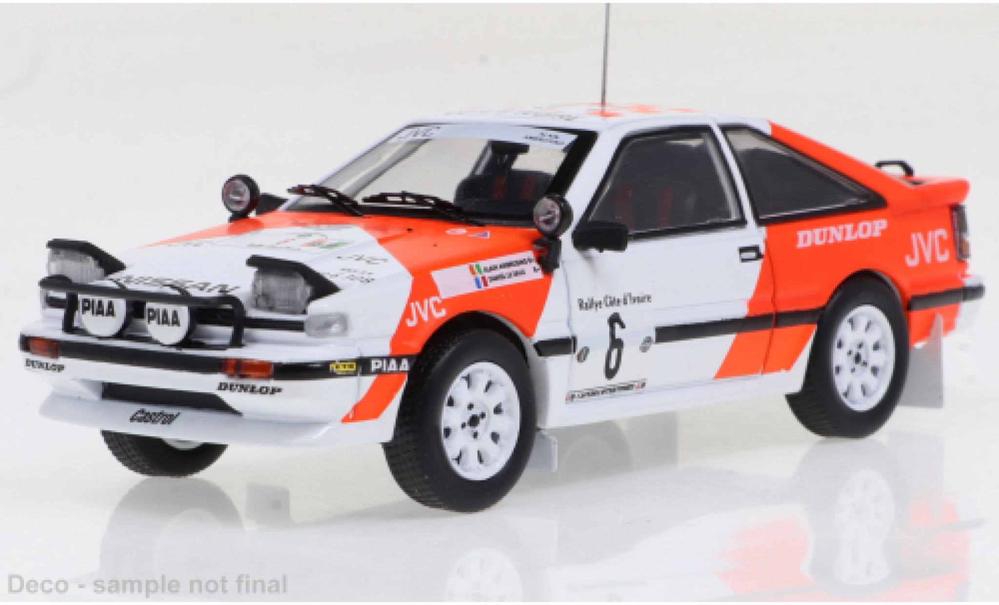 Nissan 200 SX 1/43 IXO No.6 Rally Cote d Ivoire 1987 diecast model cars