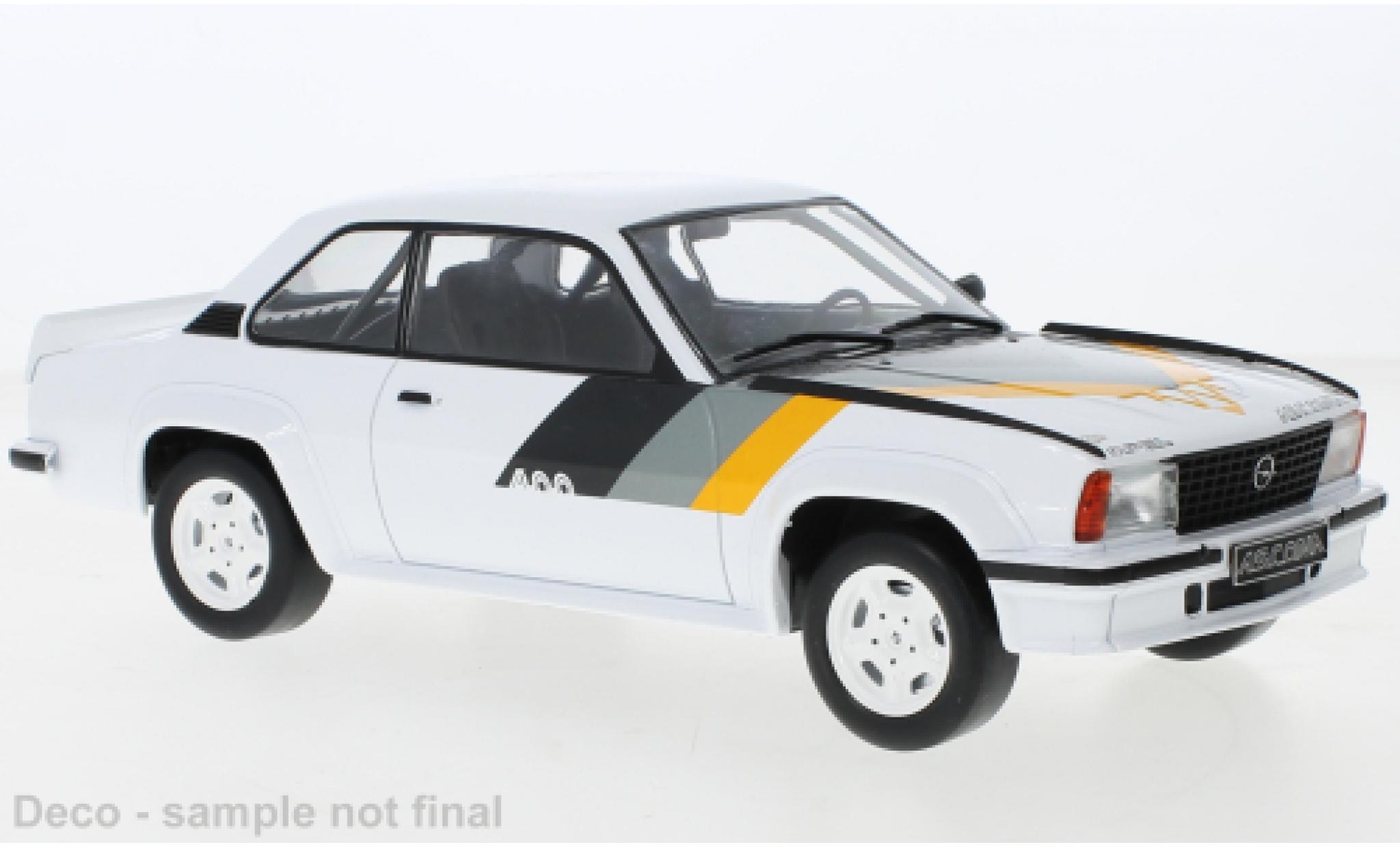 Opel Ascona 1/18 IXO B 400 white/D&eacute;corer 1982 diecast model cars