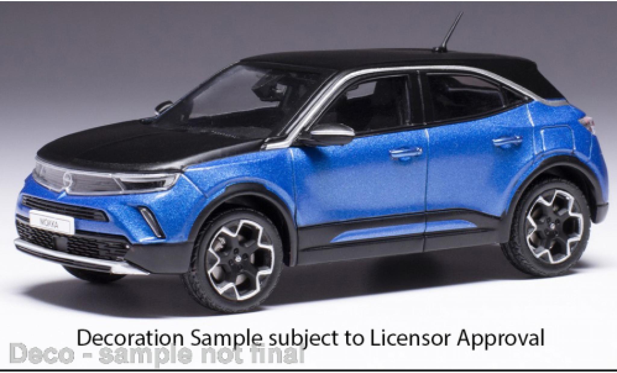 Opel Mokka 1/43 IXO -e metallise blue 2020 diecast model cars