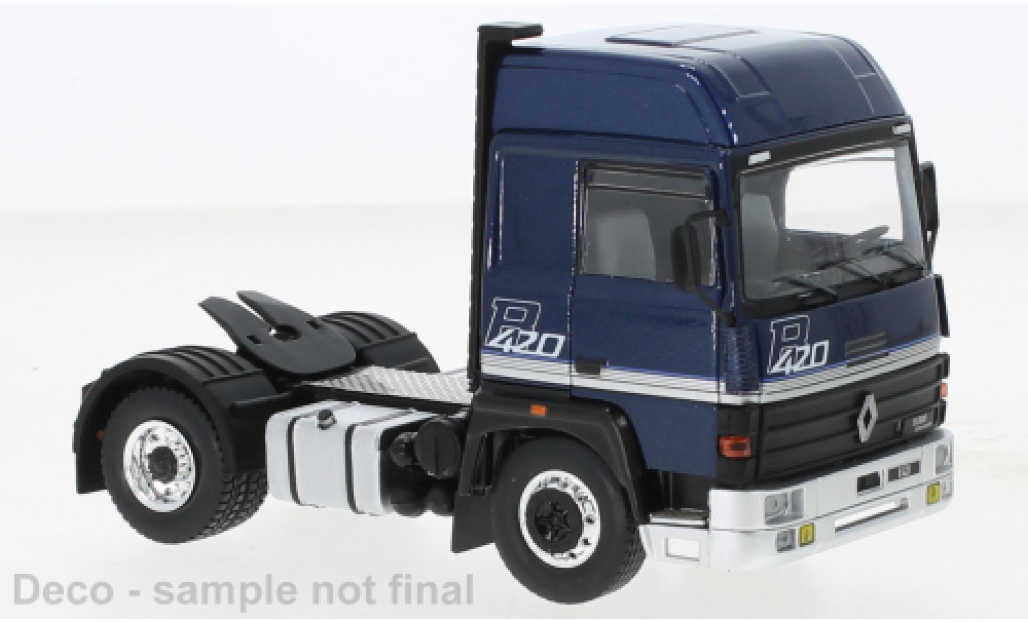 Renault 4 1/43 IXO R20 metallise blue 1986 diecast model cars