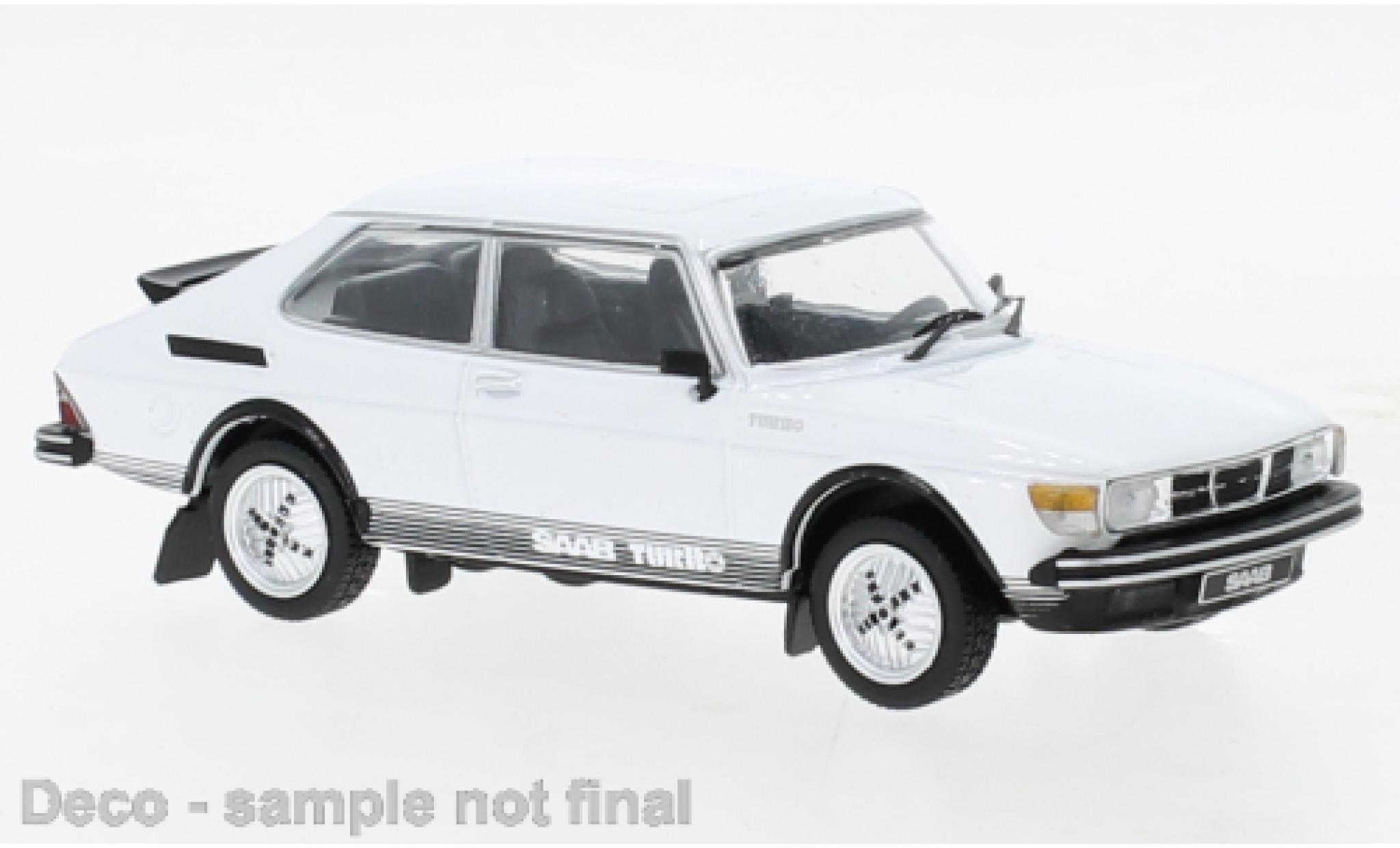 Saab 99 1/43 IXO Turbo Combi Coupe white 1977 diecast model cars