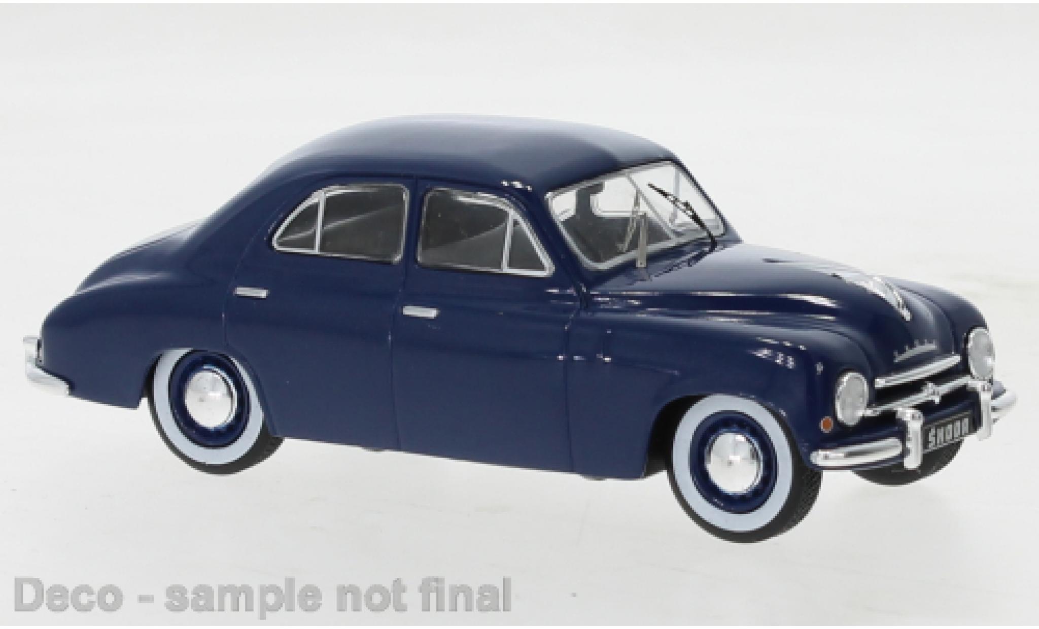 Skoda 120 1/43 IXO 0 blue 1952 diecast model cars