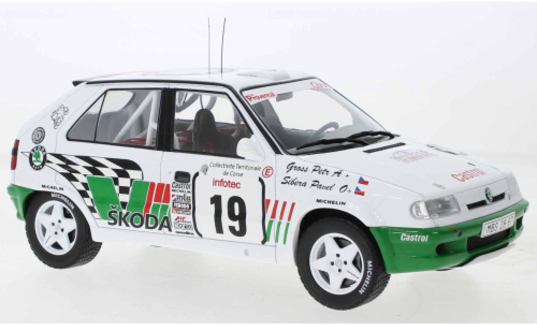 Skoda Felicia 1/18 IXO Kit Car No.19 Rally WM Tour de Corse 1995 diecast model cars