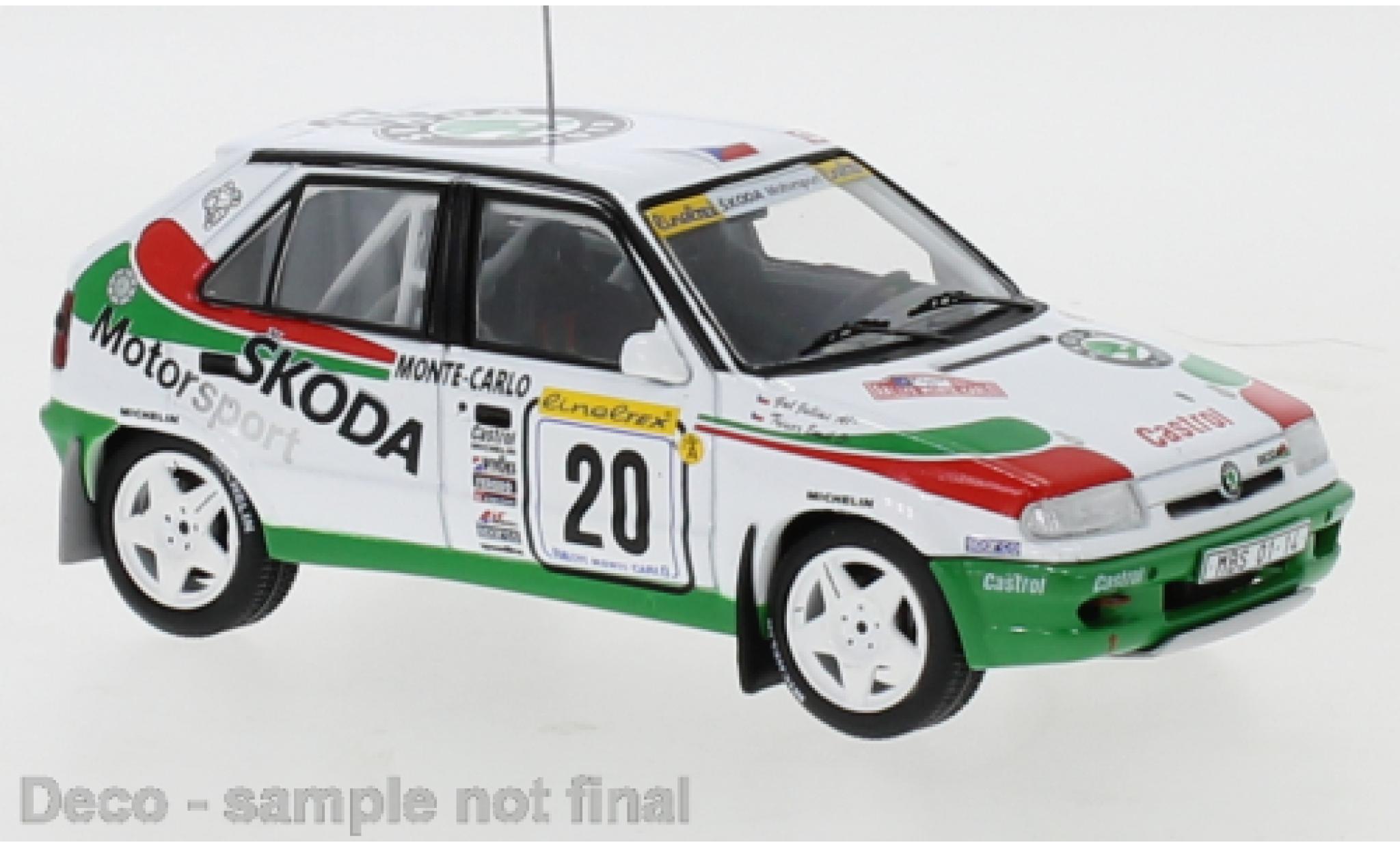 Skoda Felicia 1/43 IXO Kit Car No.20 Rally Monte Carlo 1997 diecast model cars