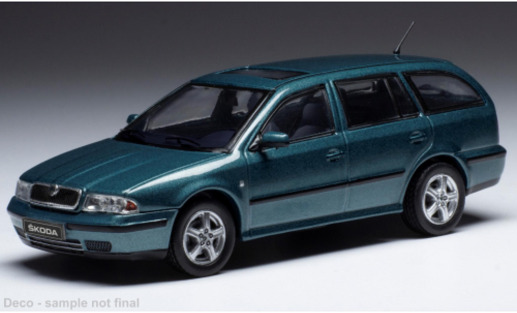 Skoda Octavia 1/43 IXO 1 (1U) metallise green 1998 diecast model cars
