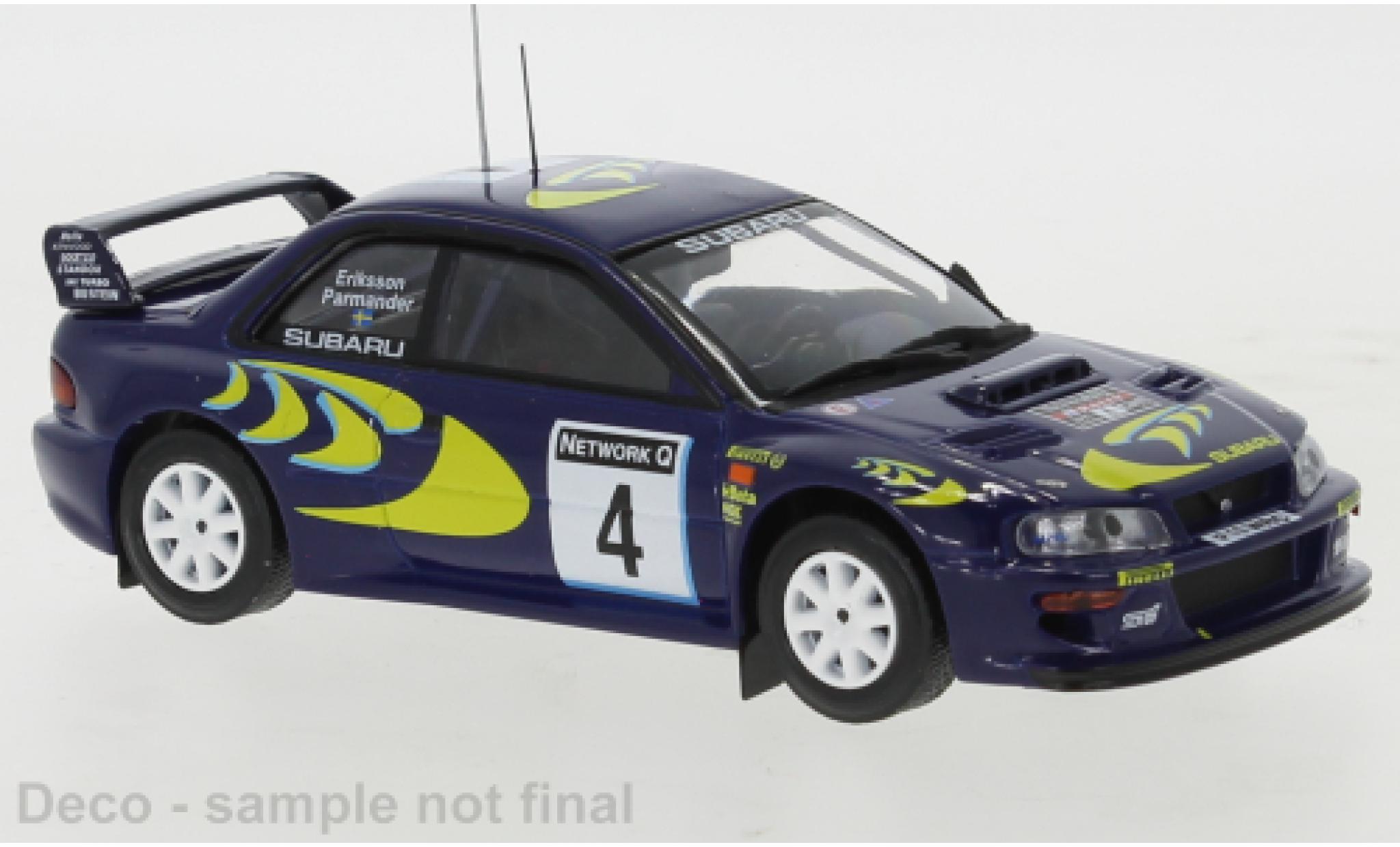 Subaru Impreza 1/43 IXO S5 WRC No.4 Rally WM RAC Rally 1997 diecast model cars