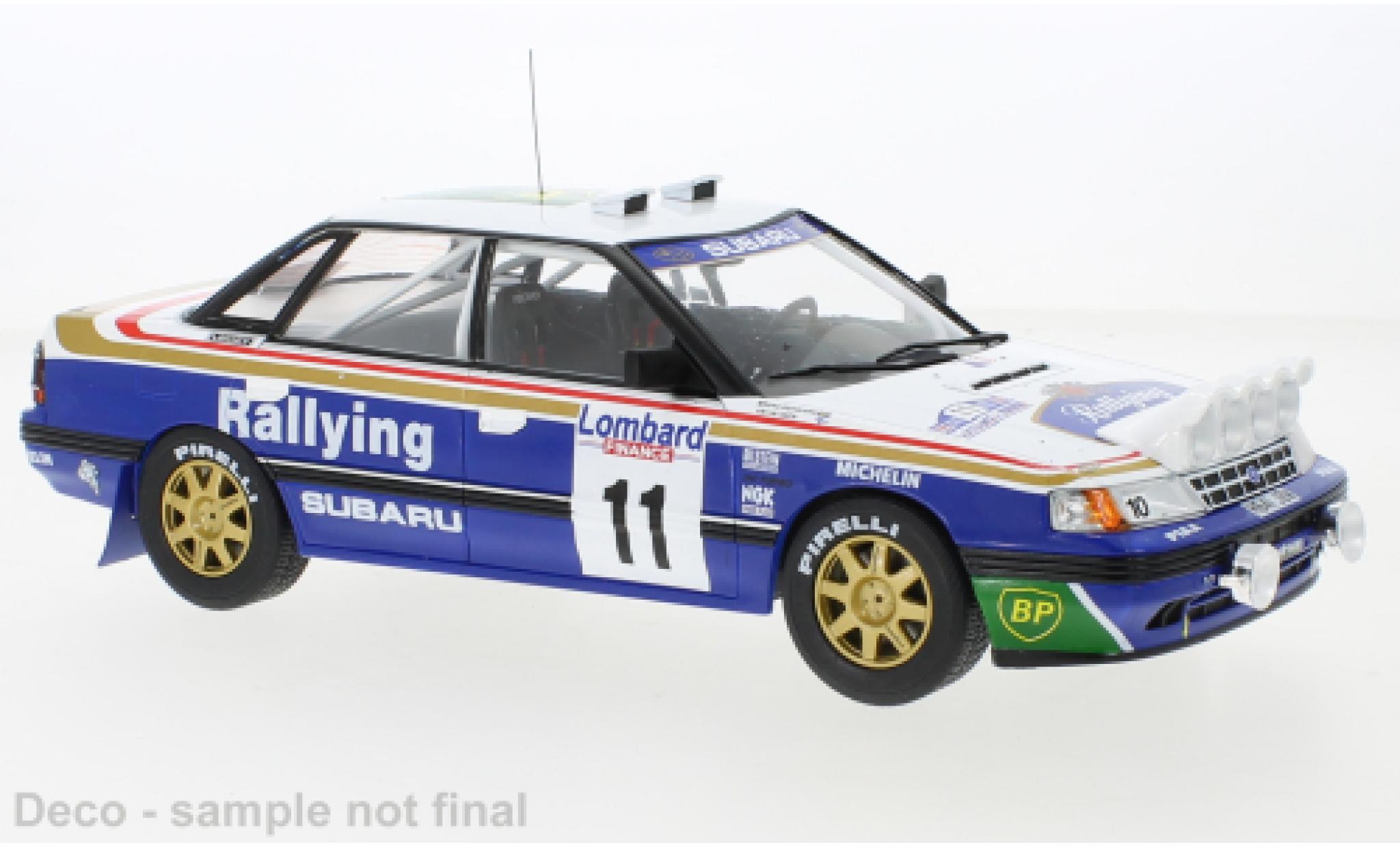 Subaru Legacy 1/18 IXO RS No.11 Rothmans Racing RAC Rally 1991 diecast model cars