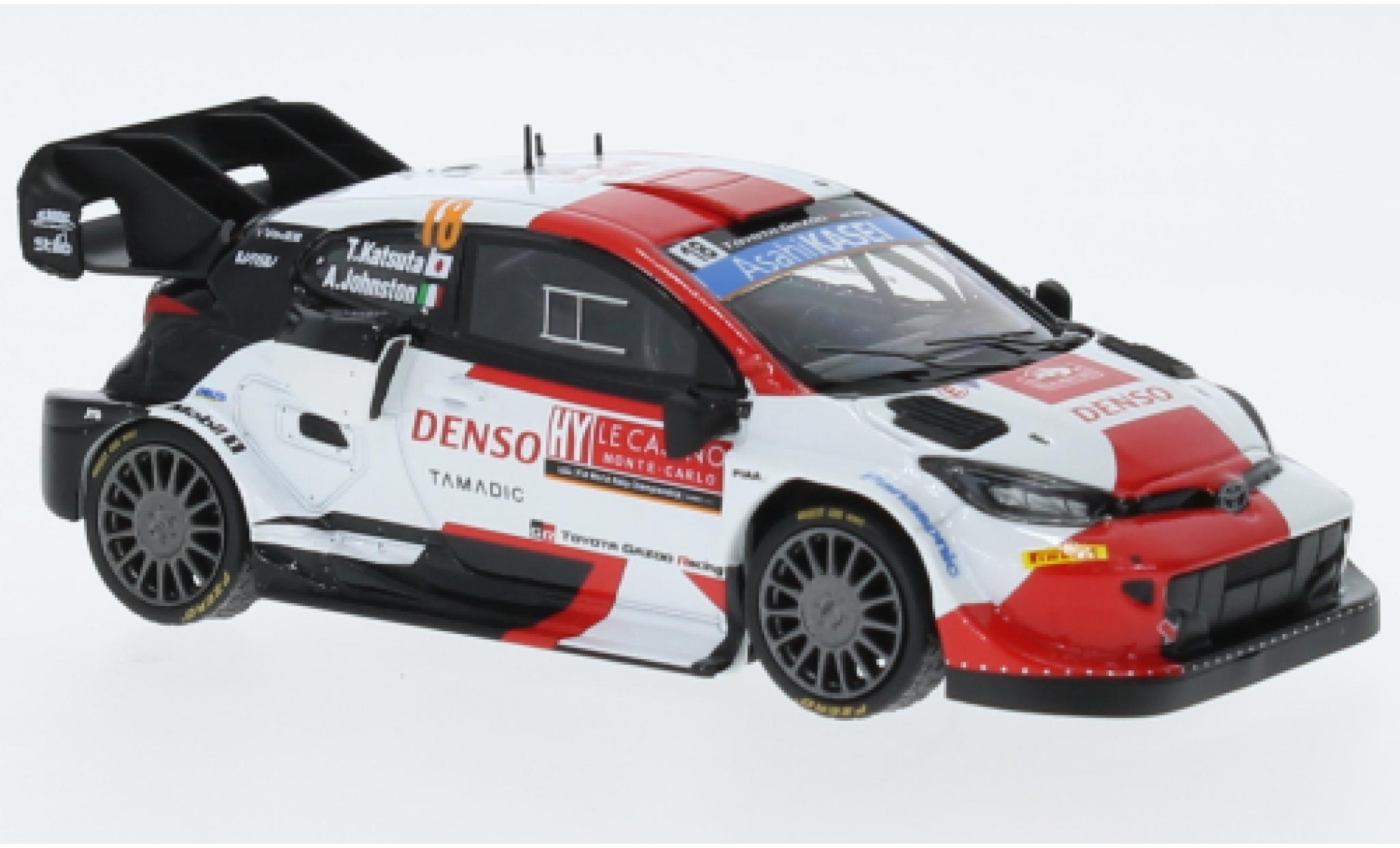 Toyota Yaris 1/43 IXO GR Rally1 No.18 Rally WM Rally Monte Carlo 2022 diecast model cars