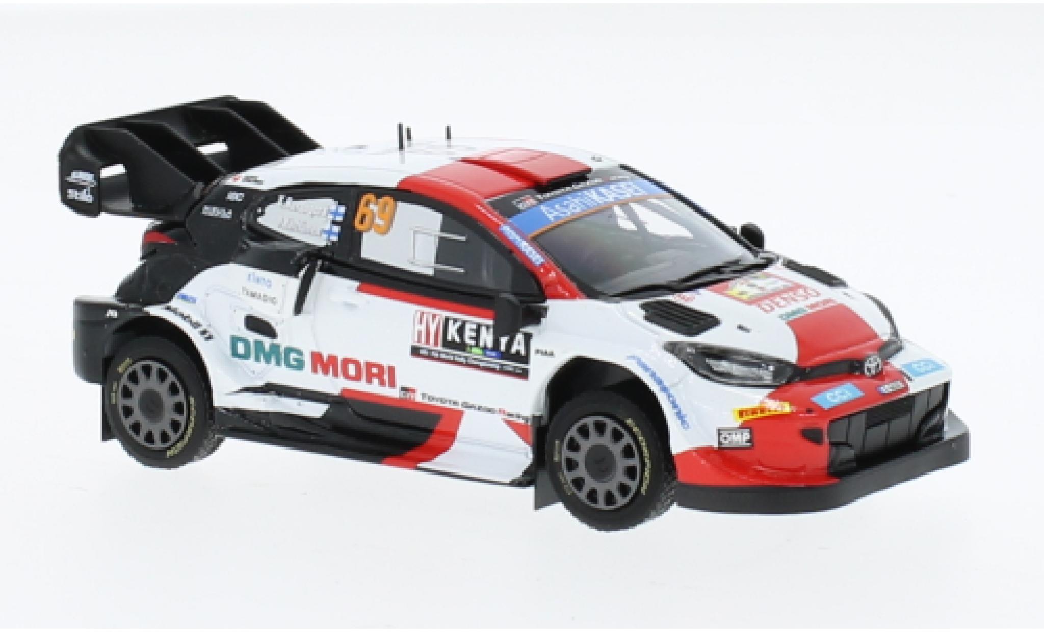 Toyota Yaris 1/43 IXO GR Rally1 No.69 Rally WM Safari Rally 2022 diecast model cars