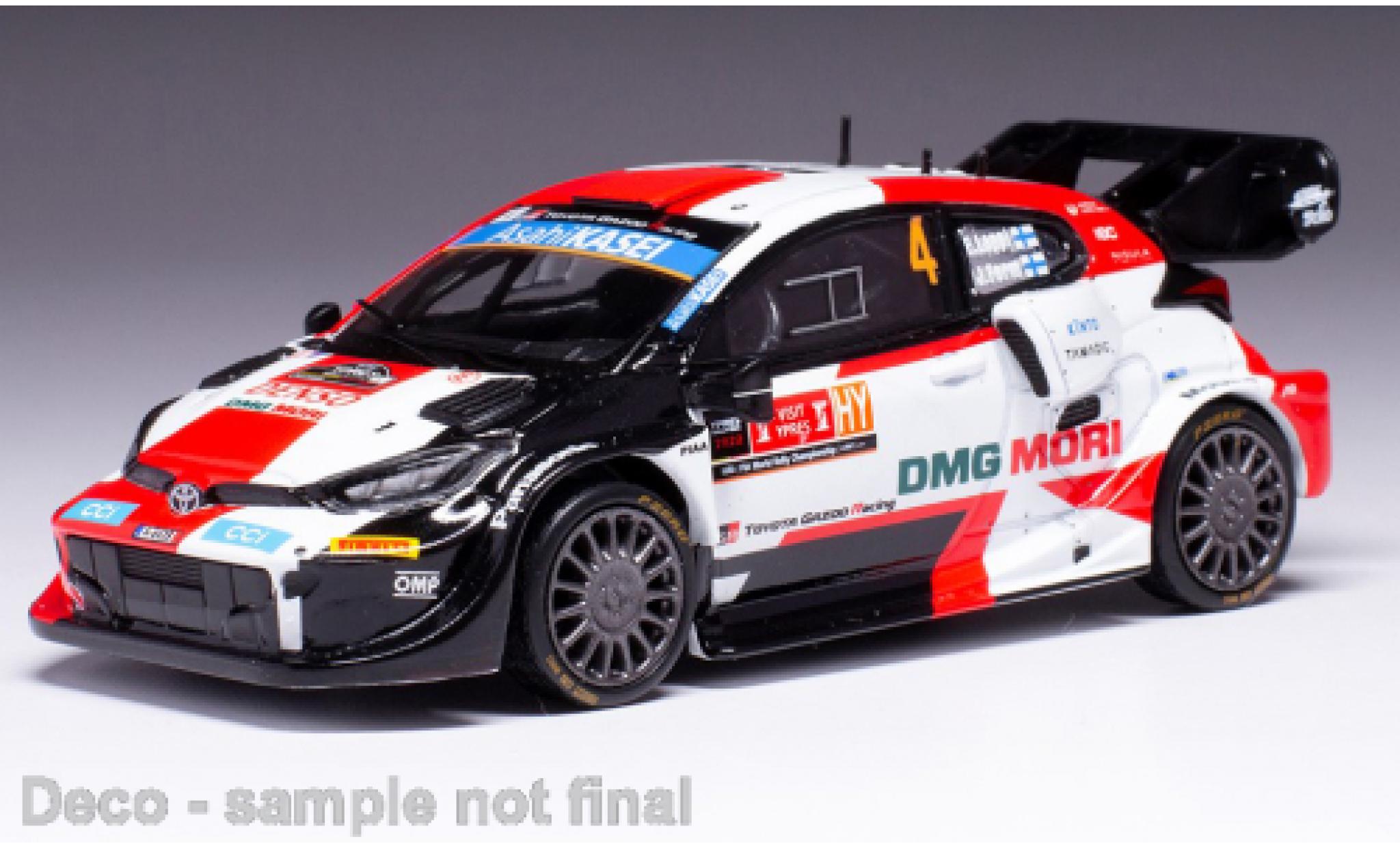 Toyota Yaris 1/43 IXO Rally 1 No.4 WRC Rally Ypern 2022 diecast model cars
