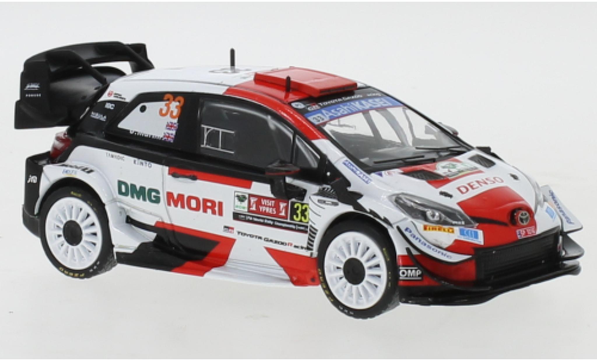 Toyota Yaris 1/43 IXO WRC No.33 Rally WM Rally Ypres 2021 diecast model cars