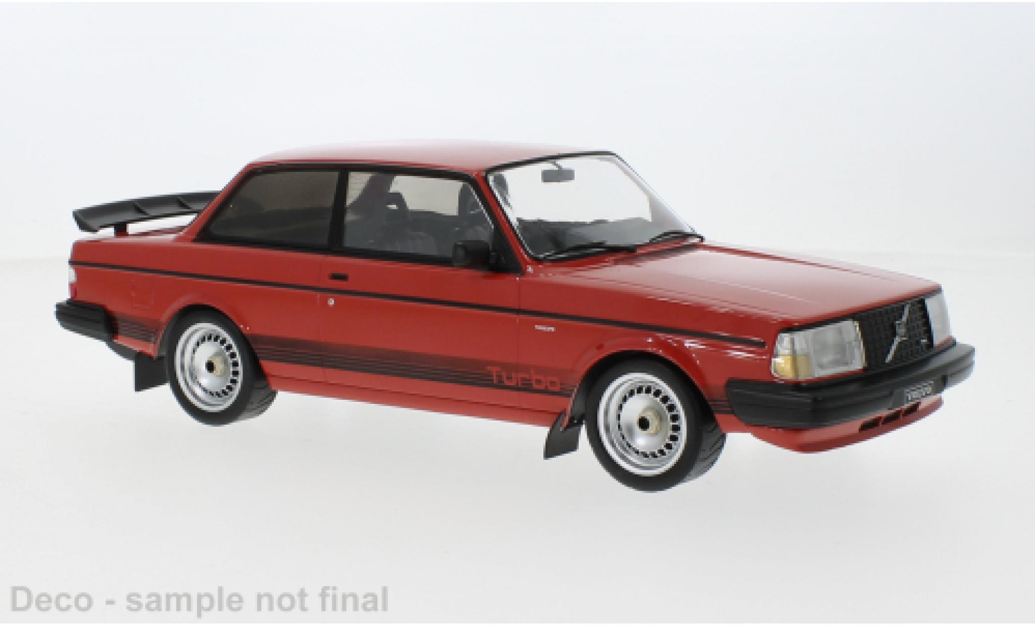 Volvo 240 1/18 IXO Turbo Douane red 1987 diecast model cars