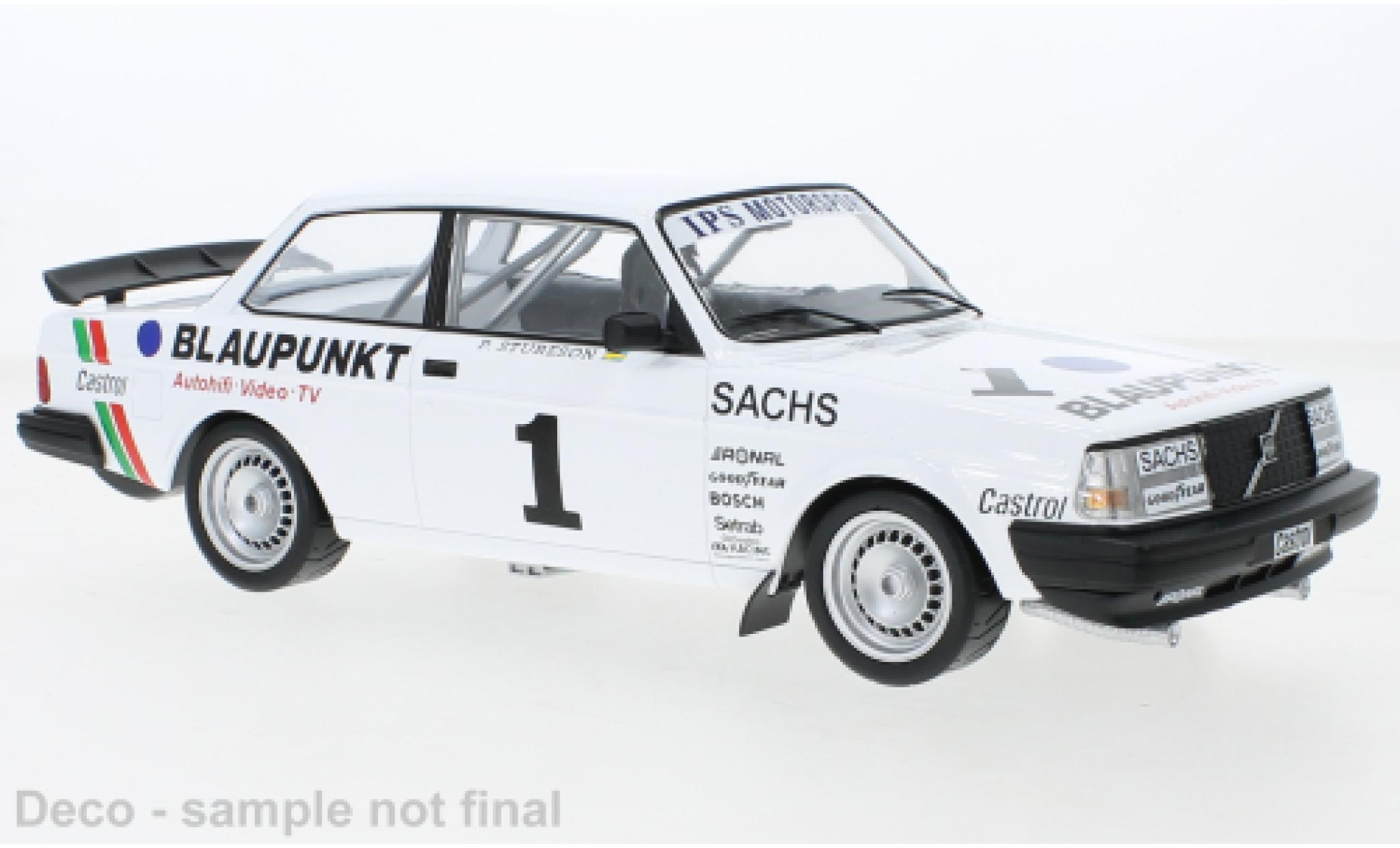 Volvo 240 1/18 IXO Turbo No.1 DTM Bergischer L&ouml;we Zolder 1986 diecast model cars