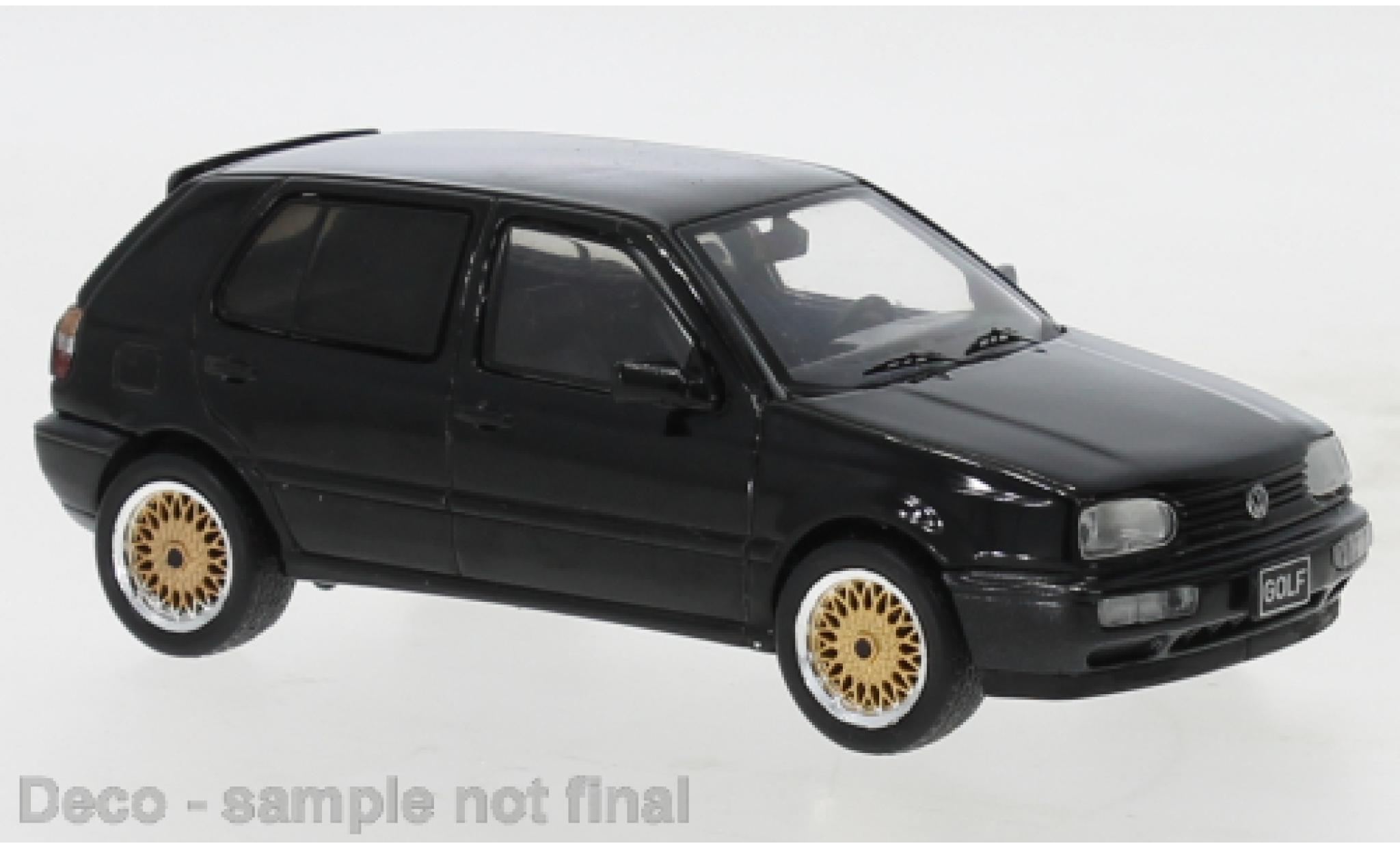 Volkswagen Golf 1/43 IXO III Douane black 1993 diecast model cars