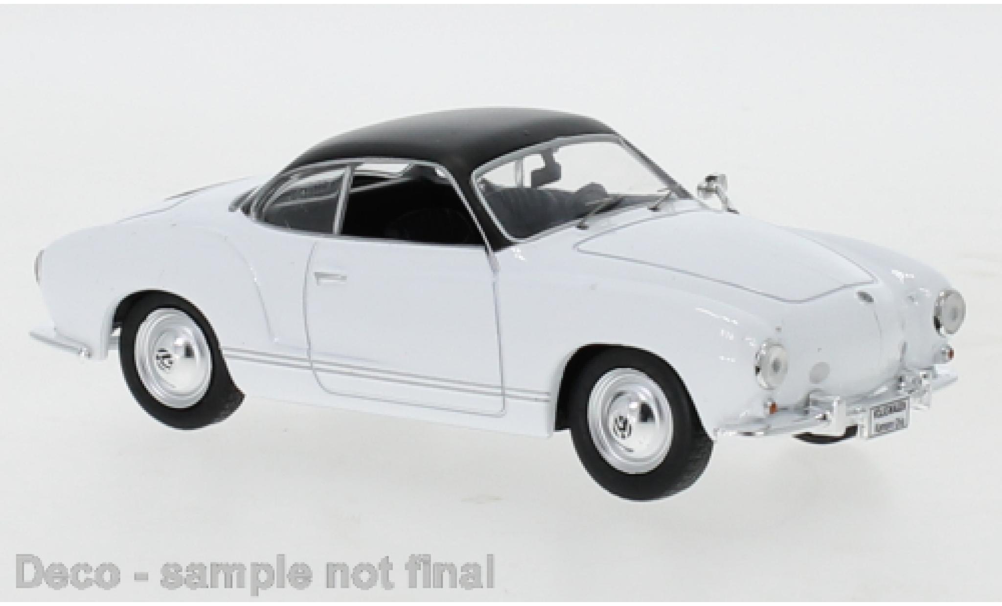 Volkswagen Karmann 1/43 IXO Ghia Coupe white 1962 diecast model cars