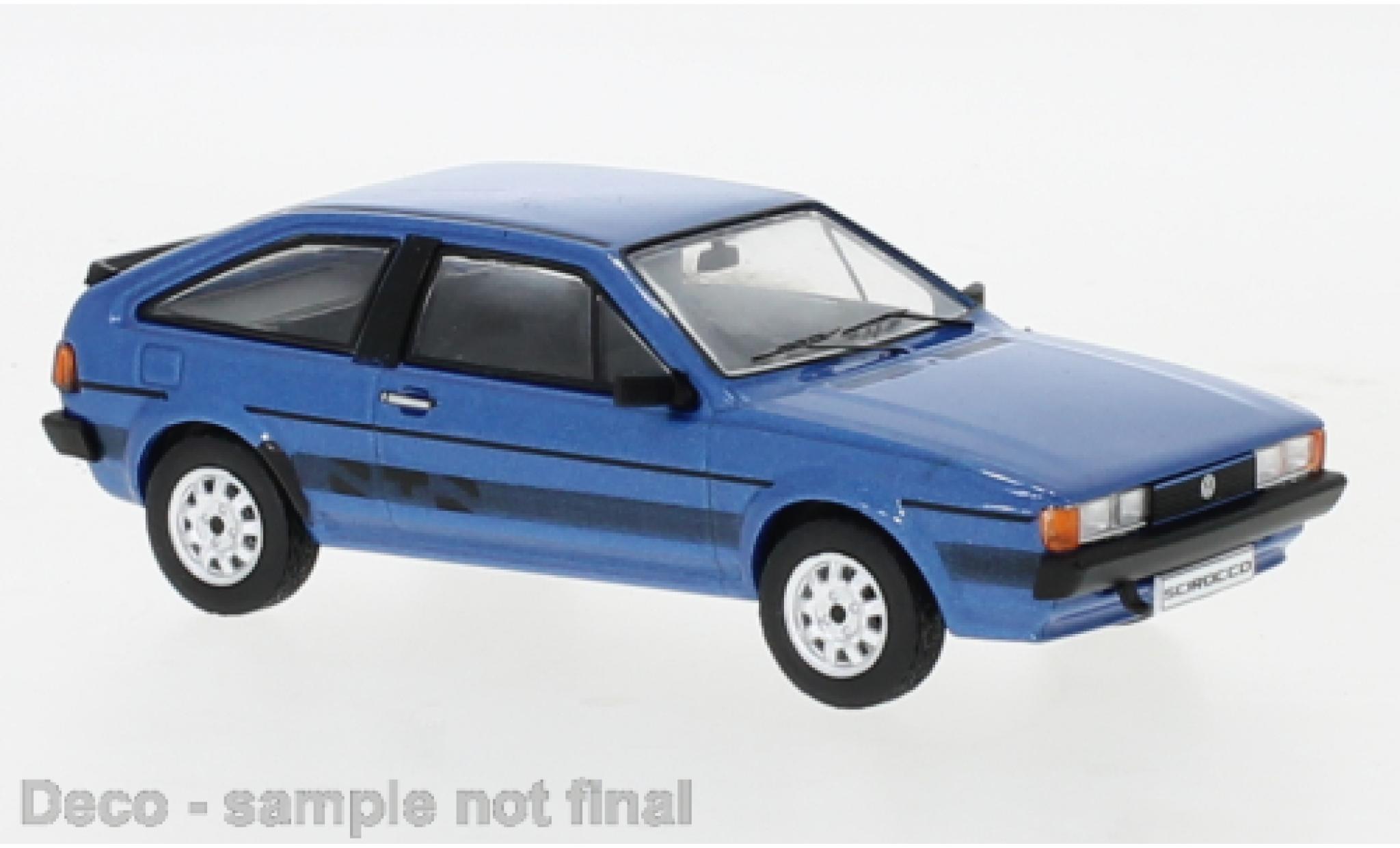 Volkswagen Scirocco 1/43 IXO II GTS blue 1982 diecast model cars