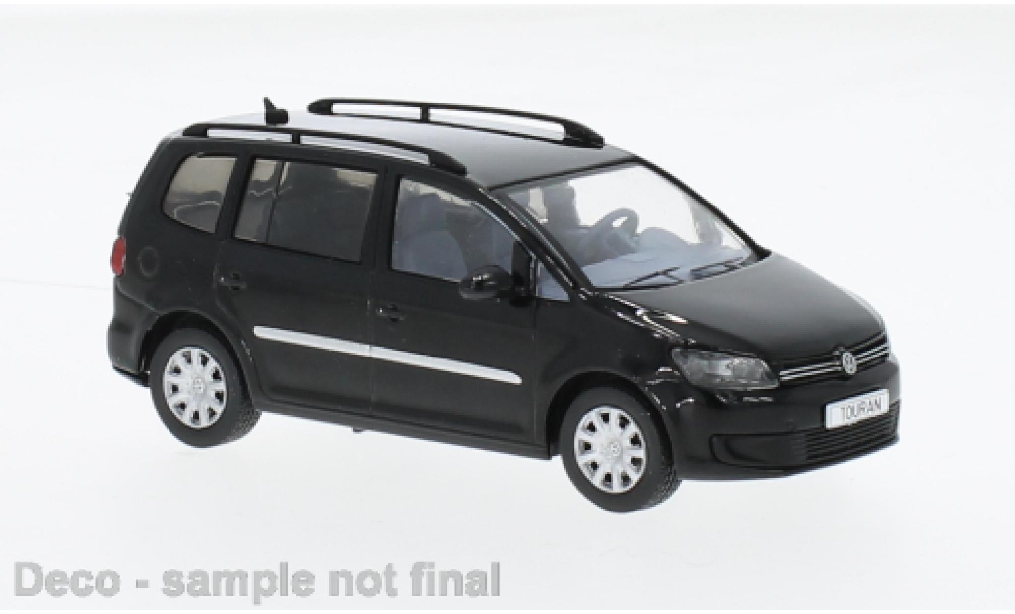 Volkswagen Touran 1/43 IXO black 2010 diecast model cars