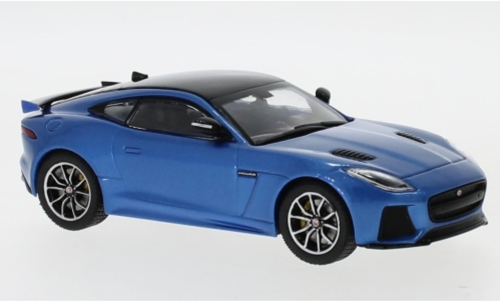 Jaguar F-Type 1/43 IXO SVR metallic blue/black 2016 diecast model cars