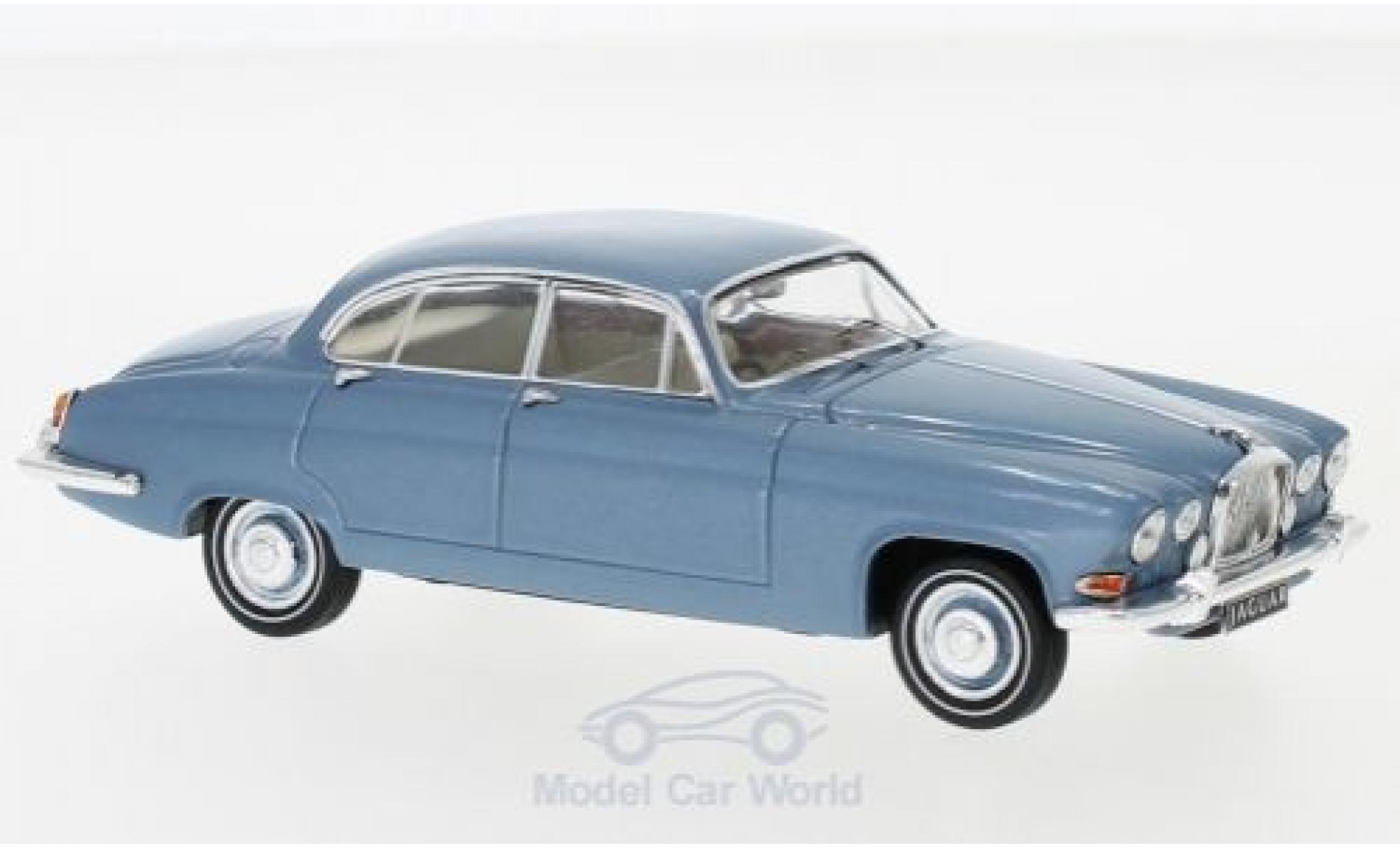 Jaguar MK 1/43 IXO X metallic blue RHD 1961 diecast model cars