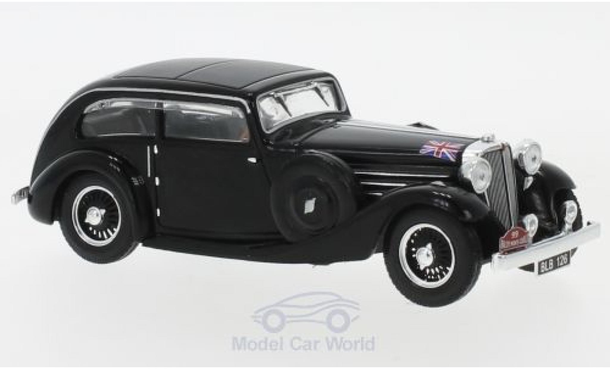Jaguar SS 1/43 IXO 1 Airline Coupe RHD No.99 Rally Monte Carlo 1935 Sydney H. Light diecast model cars