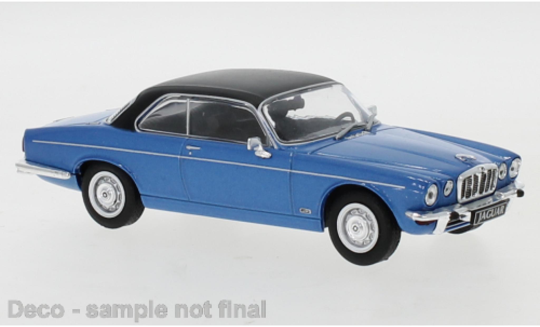 Jaguar XJ 1/43 IXO 12C metallic blue/matt-black 1976 diecast model cars