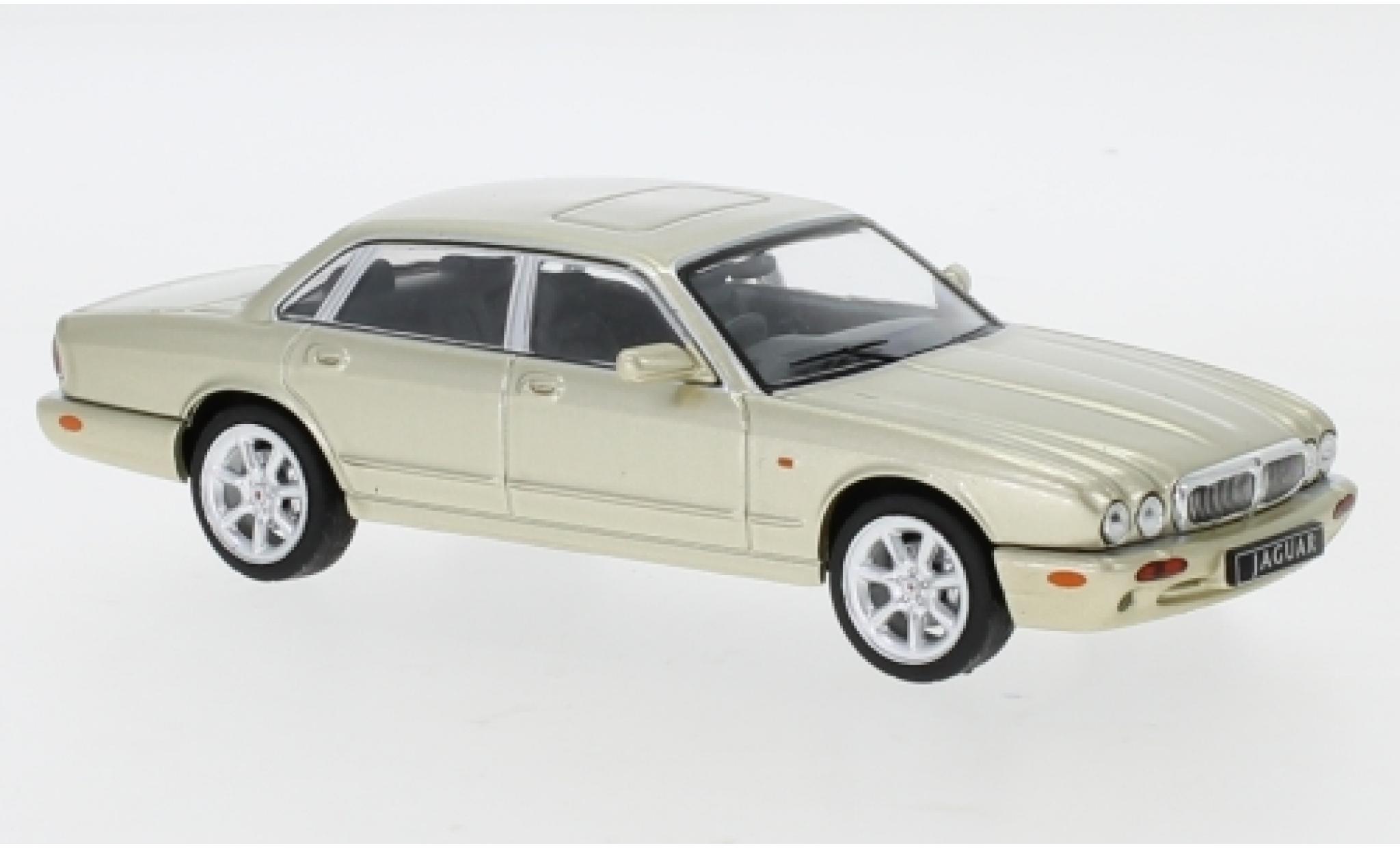 Jaguar XJ 1/43 IXO 8 (X308) metallic beige RHD 1998 diecast model cars