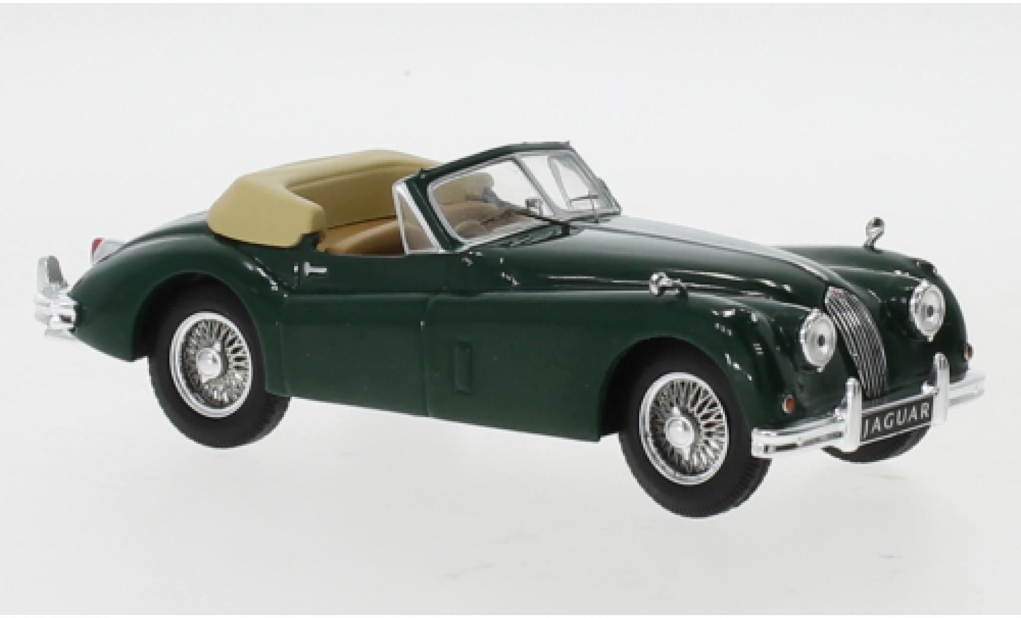 Jaguar XK 1/43 IXO 140 DHC green RHD 1956 diecast model cars