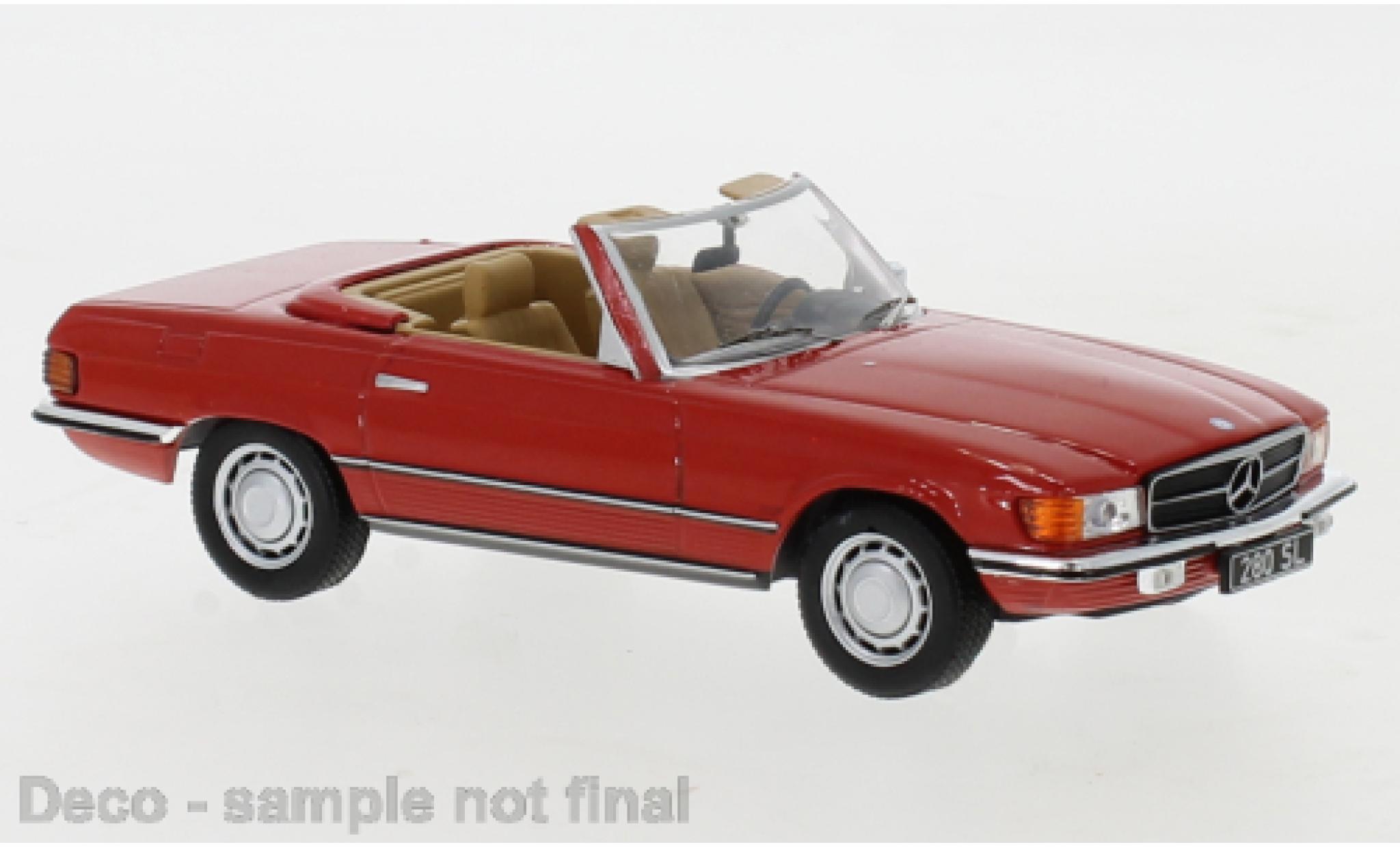 Mercedes 280 1/43 IXO SL (R107) red 1979 diecast model cars