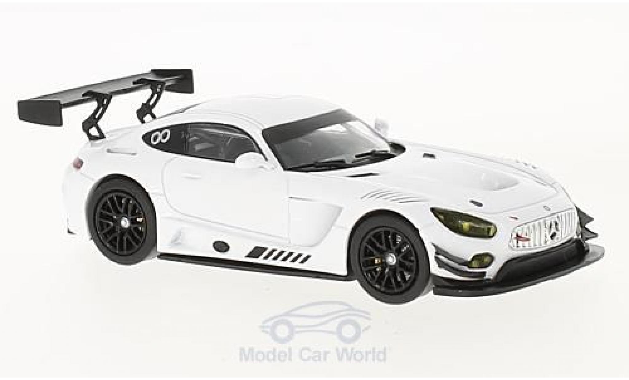 Mercedes AMG GT 1/43 IXO 3 white 2017 Race Version diecast model cars