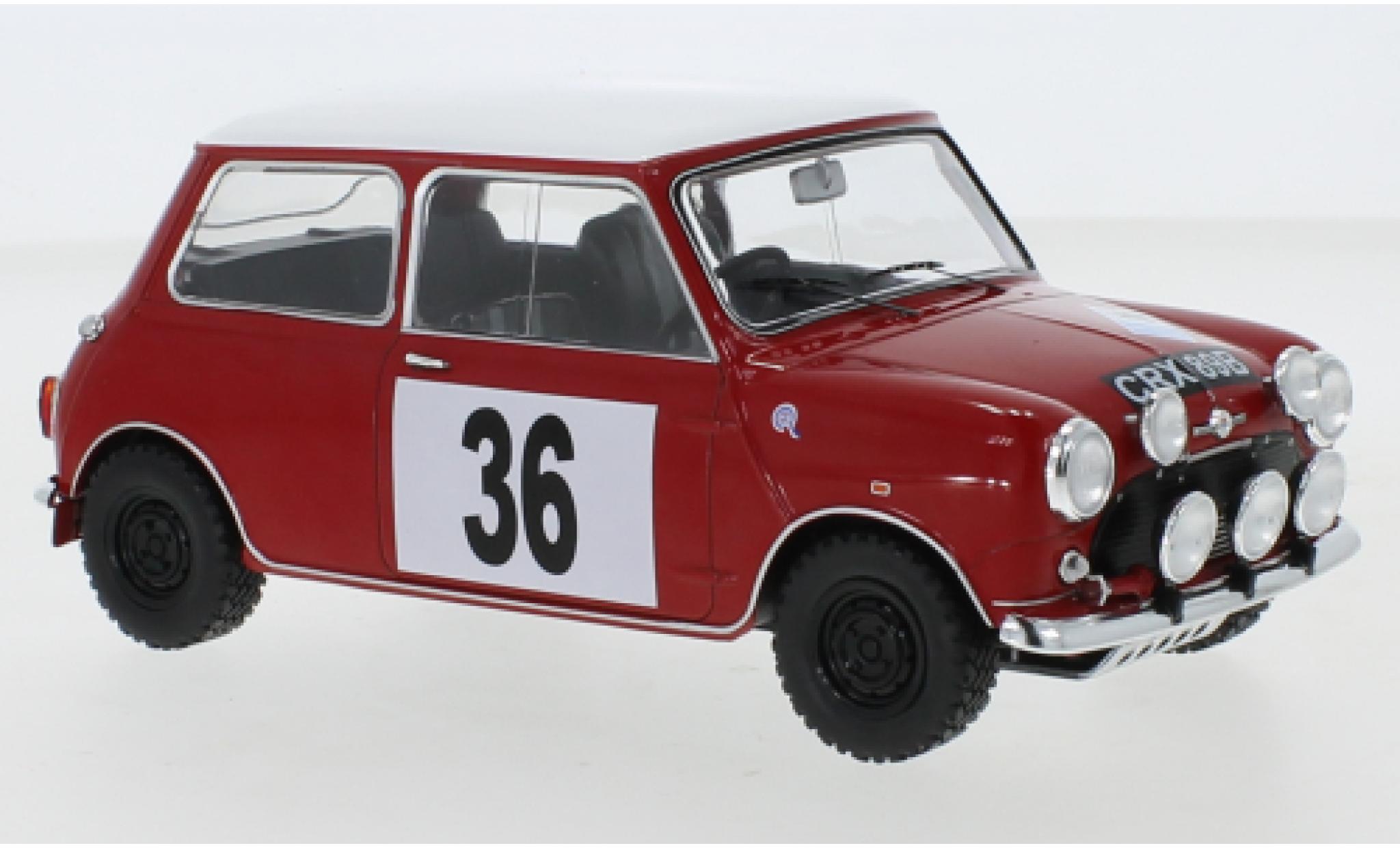 Mini Cooper 1/18 IXO S RHD No.36 BMC RAC Rally 1965 T.Fall/R.Crellin diecast model cars