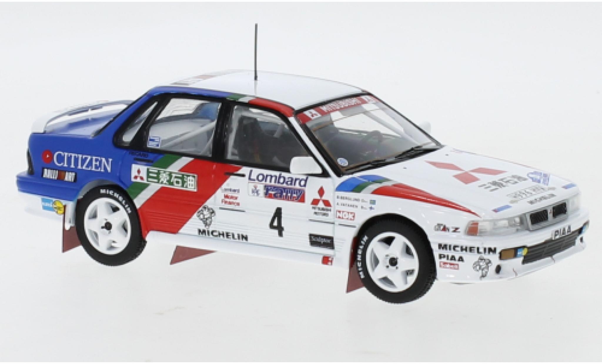 Mitsubishi Galant 1/43 IXO VR-4 No.4 Ralliart Europe RAC Rally 1990 A.Vatanen/B.Berglund diecast model cars