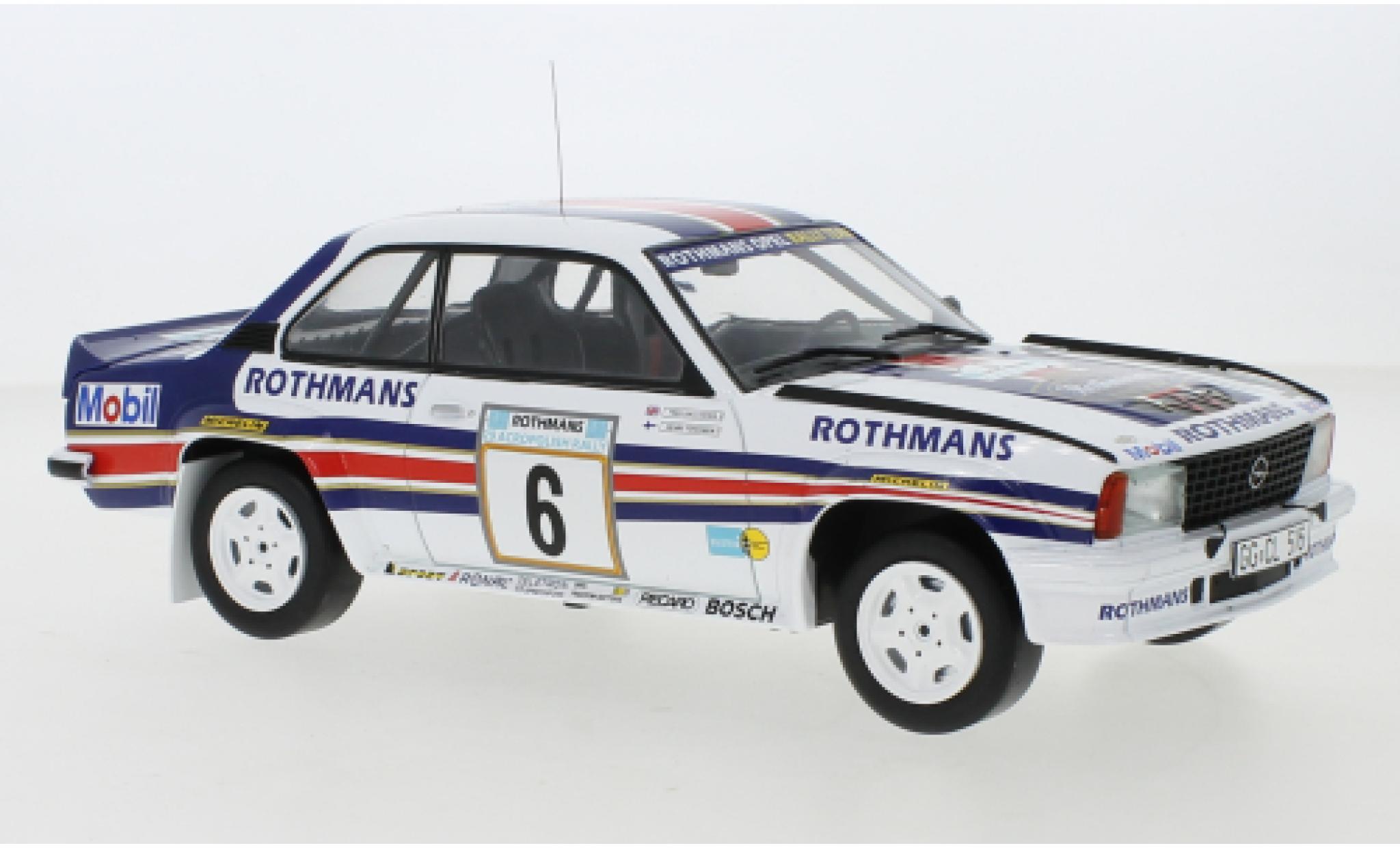 Opel Ascona 1/18 IXO B 400 No.6 Rally Acropolis 1982 H.Toivonen/F.Gallagher diecast model cars