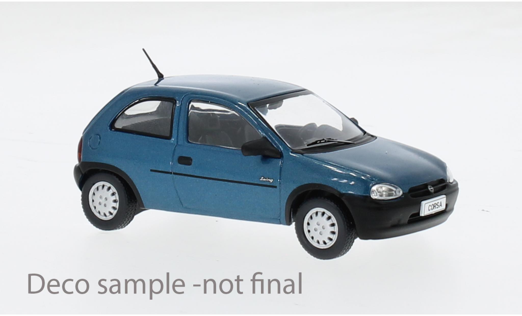 Opel Corsa 1/43 IXO B Swing metallise green 1995 1:43 diecast model cars