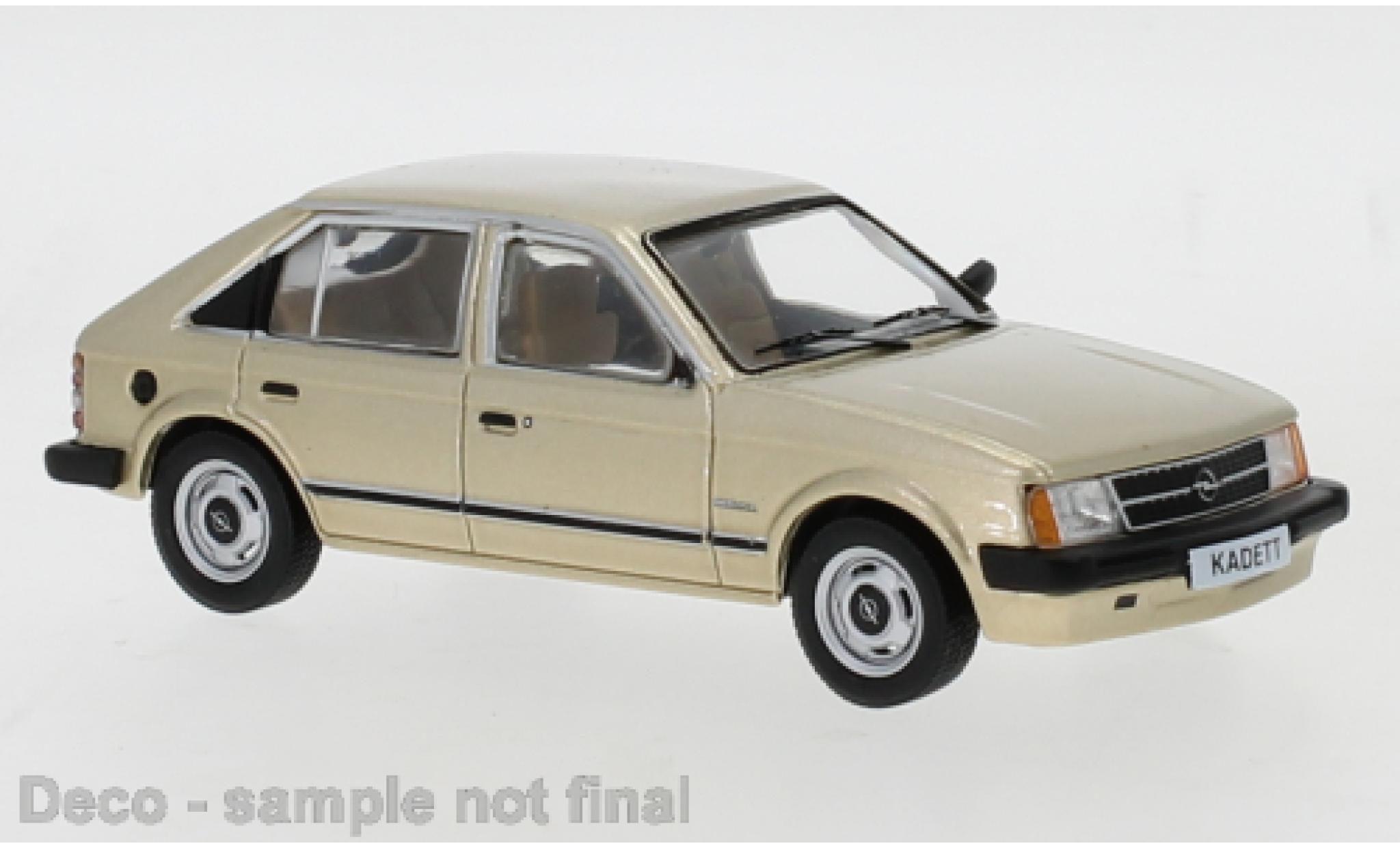 Opel Kadett 1/43 IXO D metallic beige 1981 5-T&uuml;rer diecast model cars