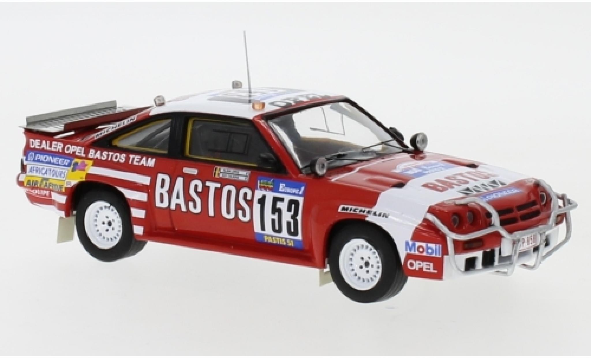 Opel Manta 1/43 IXO 400 No.153 Dealer Bastos Team Bastos Rally Paris Dakar 1984 G.Colsoul/A.Lopes diecast model cars