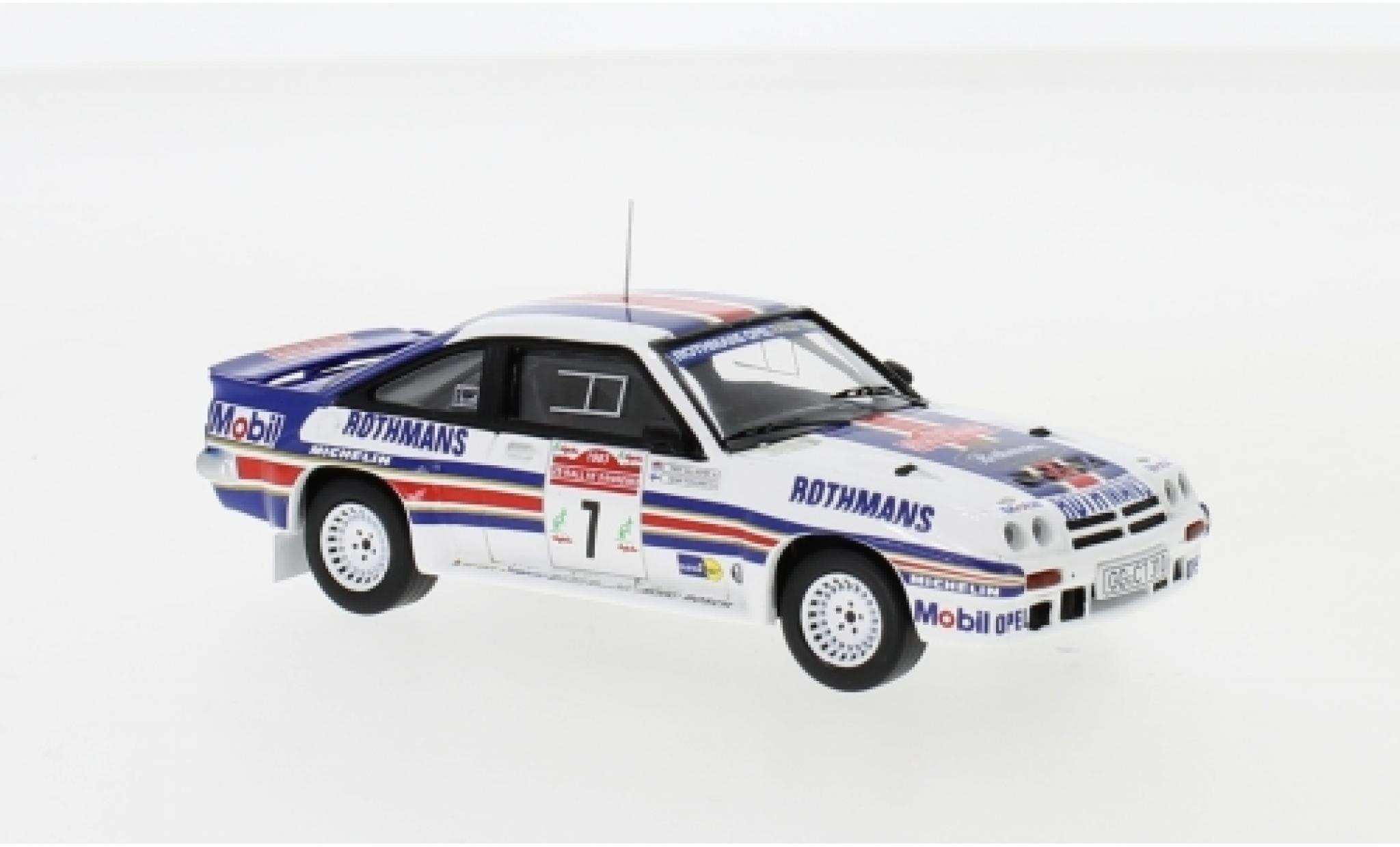 Opel Manta 1/43 IXO 400 No.7 Rothmans Rally Team Rothmans Rally WM Rally San Remo 1983 H.Toivonen/F.Gallagher diecast model cars