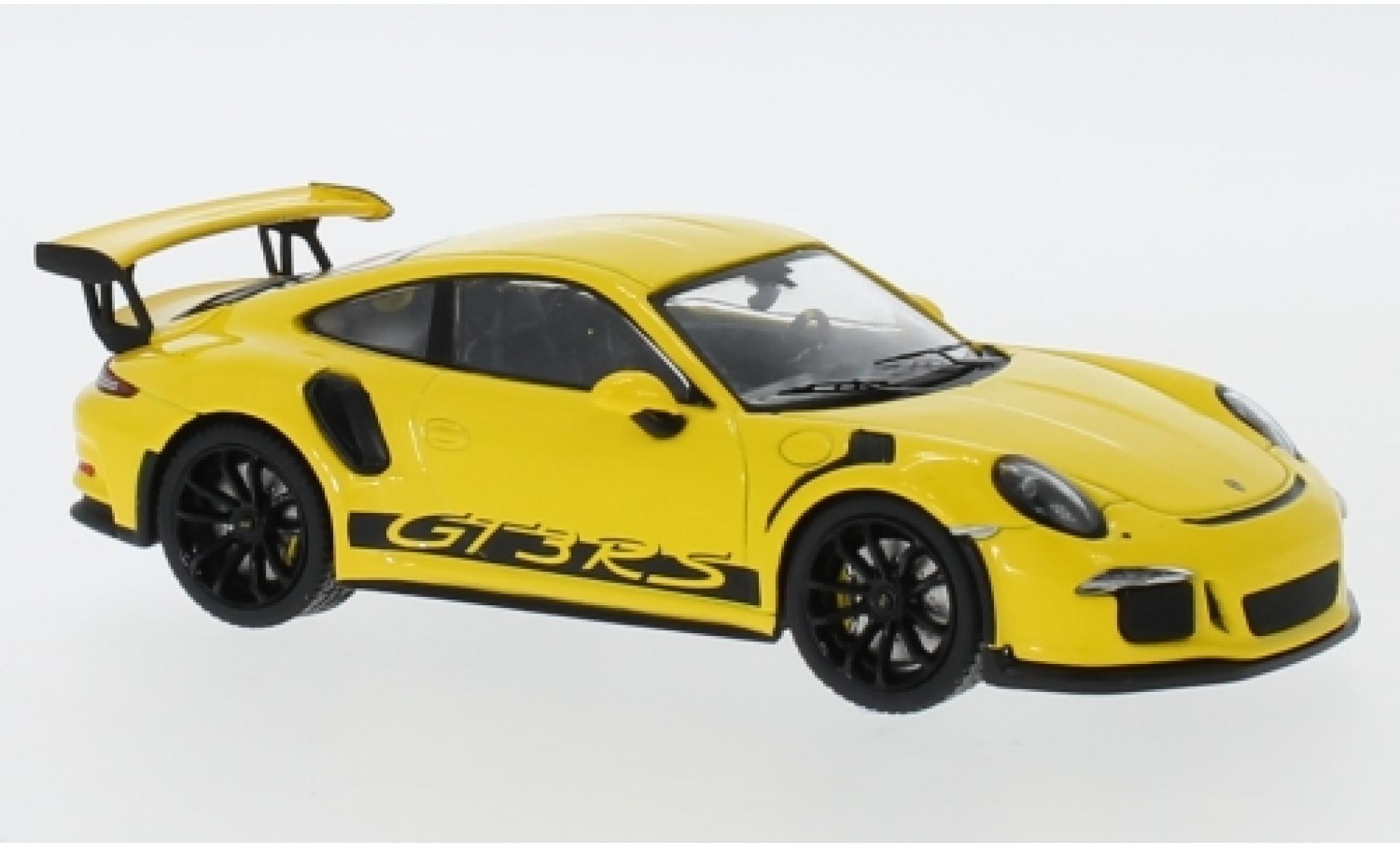 Porsche 991 GT3 RS 1/43 IXO 911 () GT3 RS yellow 2017 diecast model cars