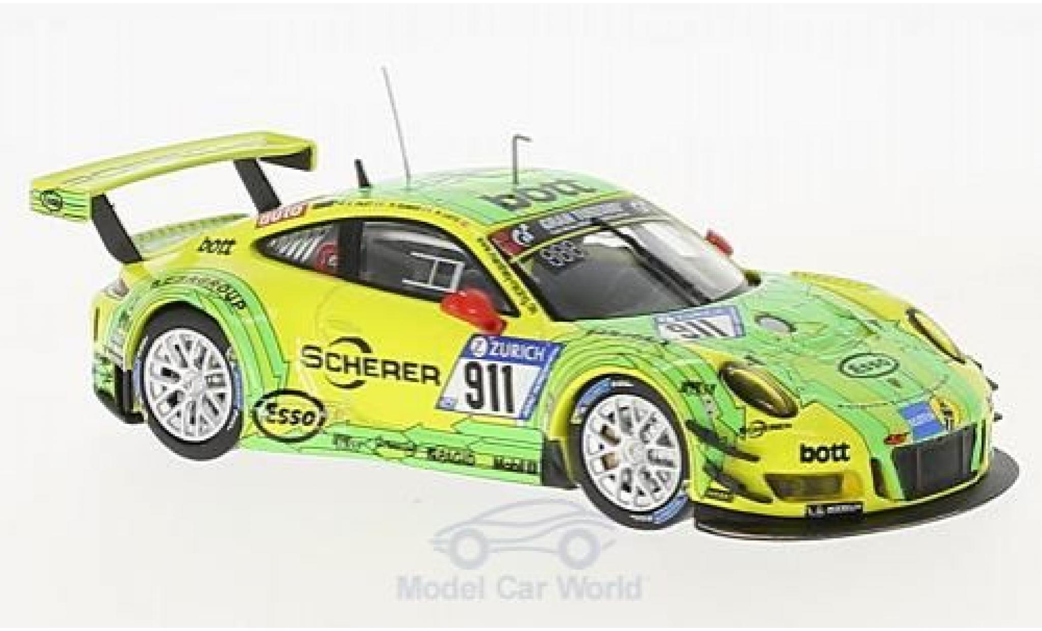 Porsche 991 GT3 R 1/43 IXO 911 GT3 R No.911 24h N&uuml;rburgring 2017 R.Dumas/R.Lietz/P.Pilet diecast model cars