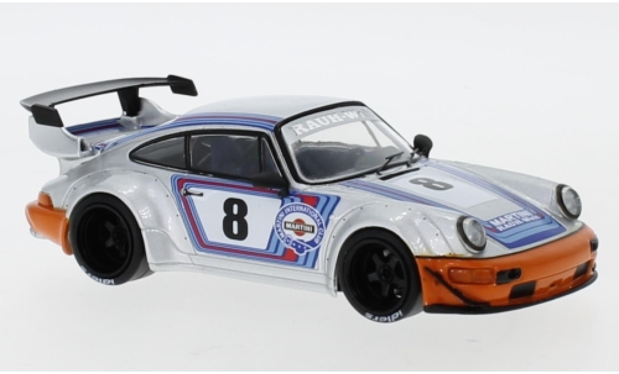 Porsche 964 RWB 1/43 IXO RWB grey RAUH-Welt diecast model cars