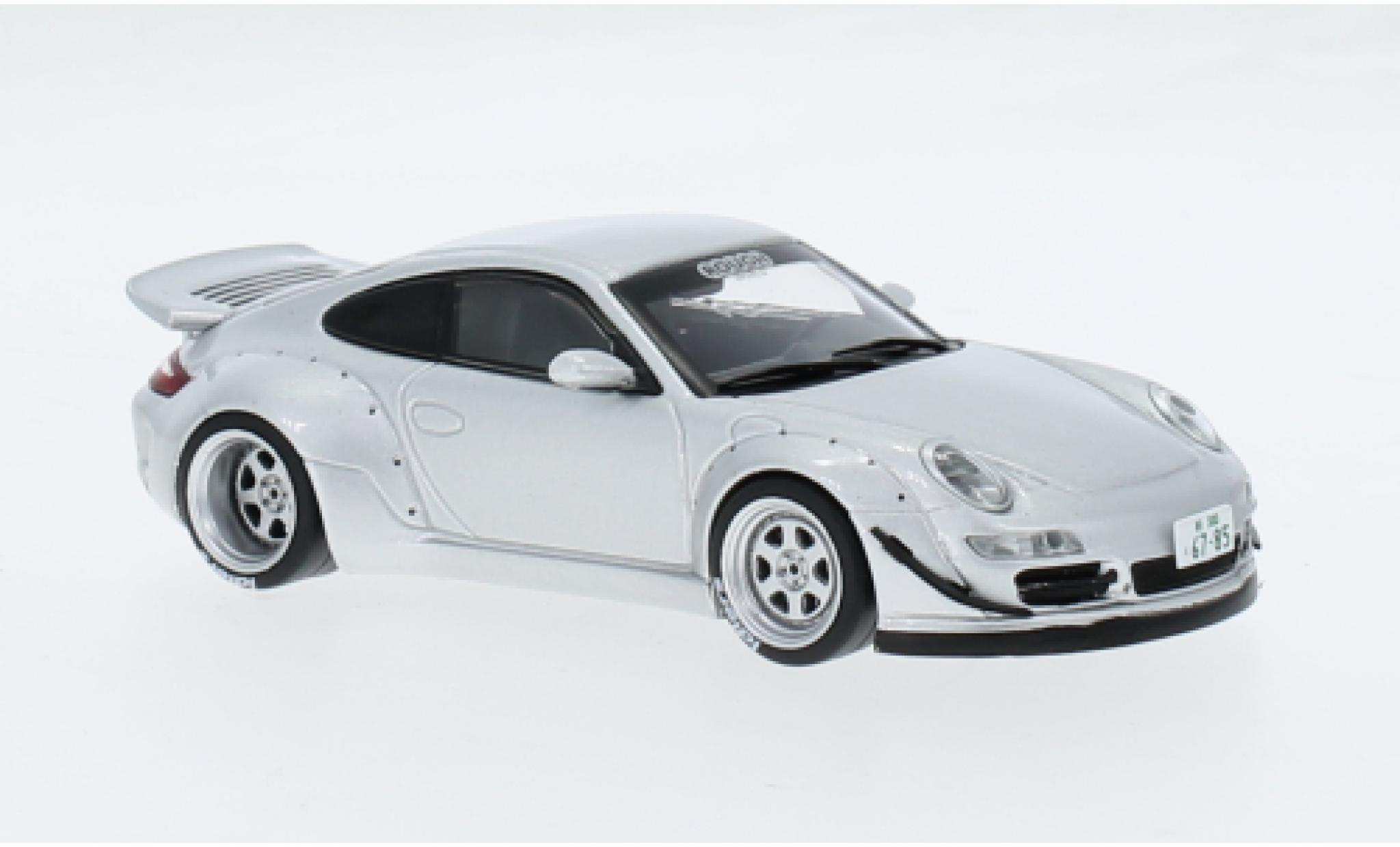 Porsche 997 RWB 1/43 IXO silver 1:43 diecast model cars