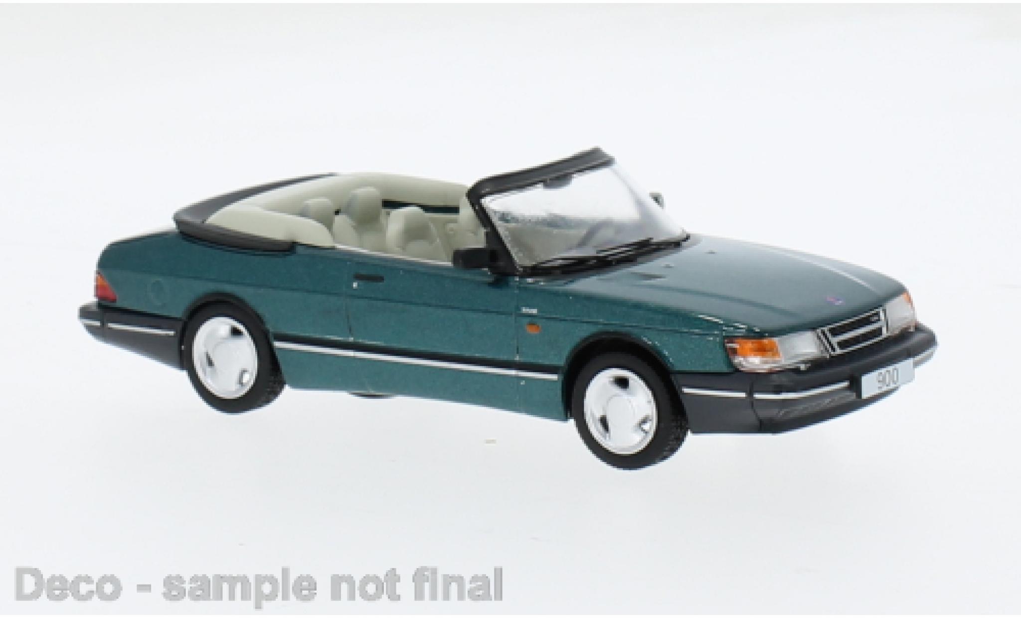 Saab 900 1/43 IXO metallise green 1991 1:43 diecast model cars