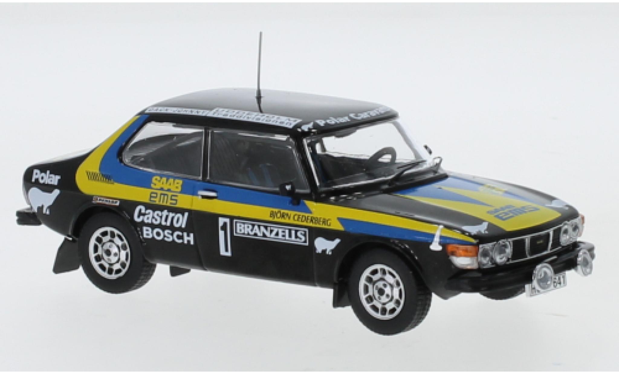 Saab 99 1/43 IXO EMS No.1 Rally WM Rally Schweden 1977 P.Eklund/B.Cederberg diecast model cars