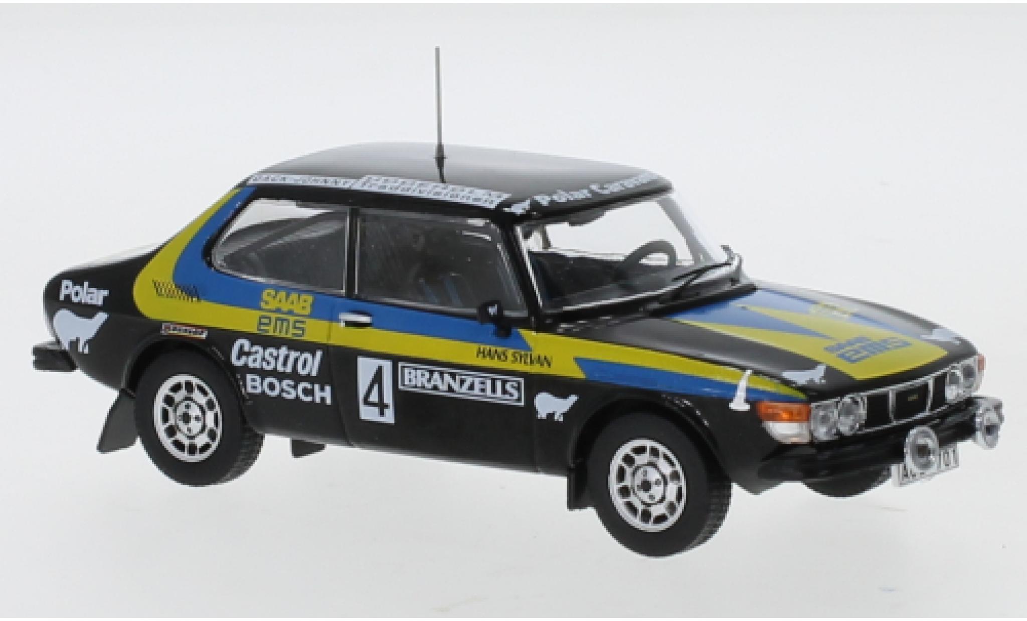 Saab 99 1/43 IXO EMS No.4 Rally WM Rally Schweden 1977 S.Blomqvist/H.Sylvan diecast model cars