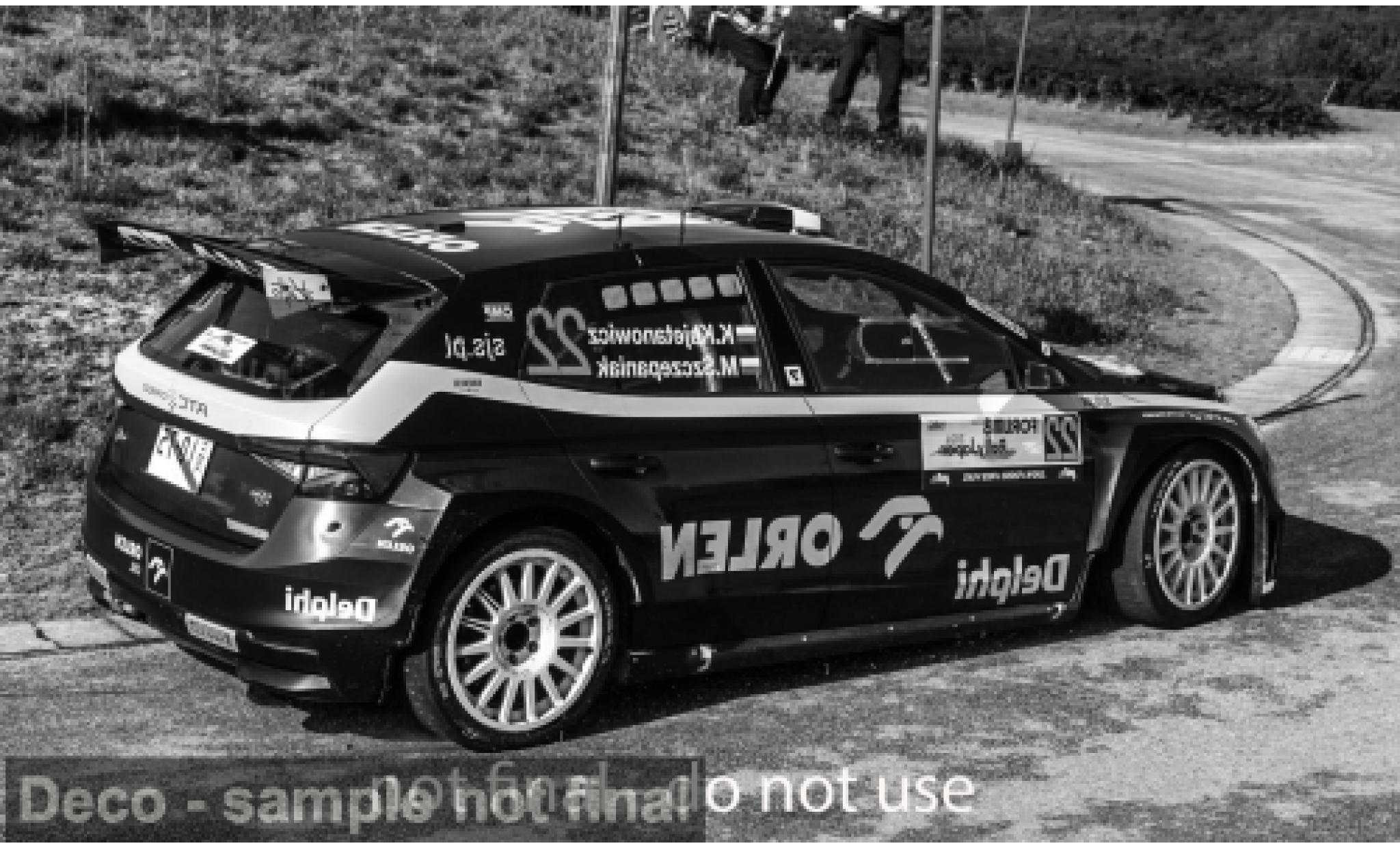 Skoda Fabia 1/43 IXO Rally2 Rally WM Rally Japan 2024 #22 1:43 diecast model cars