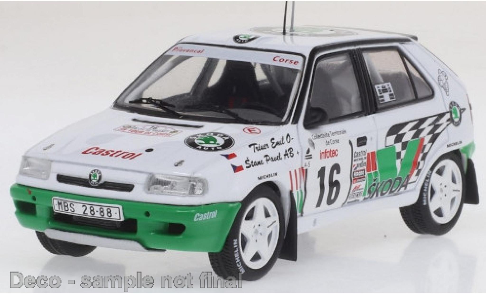 Skoda Felicia 1/43 IXO Kit Car No.16 Rally Tour de Corse 1995 E.Triner/P.Stanc diecast model cars
