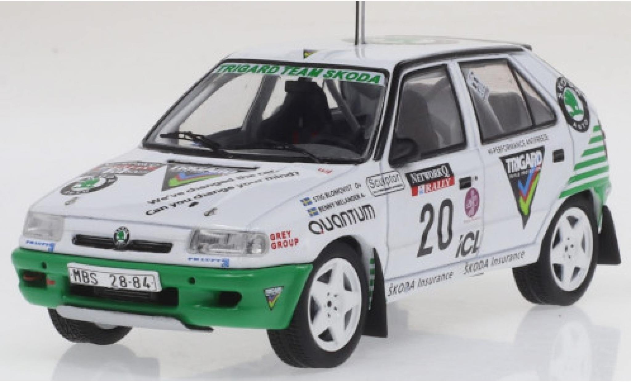 Skoda Felicia 1/43 IXO Kit Car No.20 Trigard Team RAC Rally 1995 S.Blomqvist/B.Melander diecast model cars