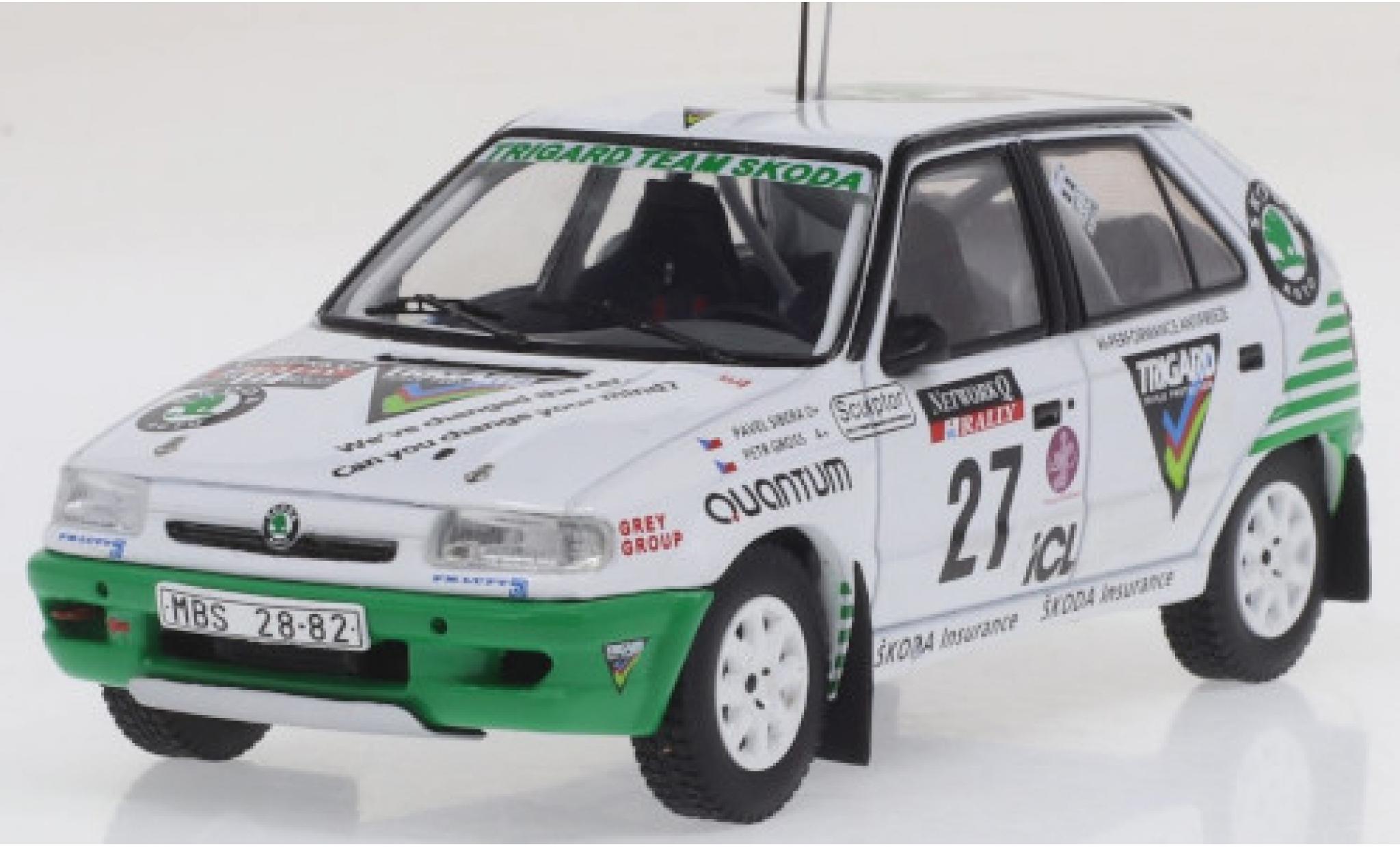 Skoda Felicia 1/43 IXO Kit Car No.27 Trigard Team RAC Rally 1995 P.Sibera/P.Gross diecast model cars
